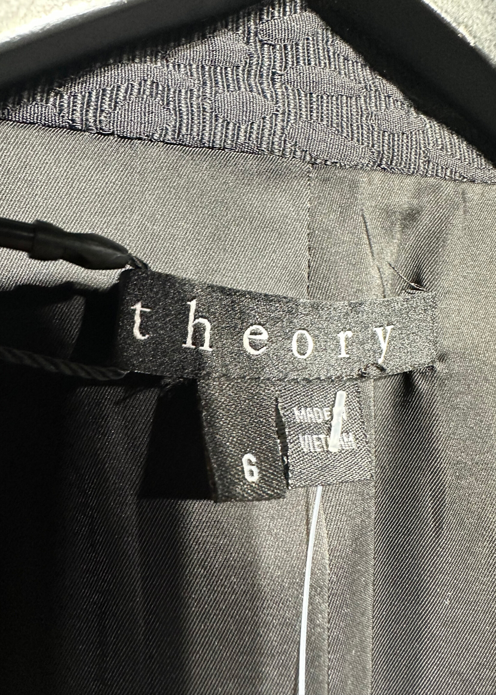NWT Theory Black Textured Blazer 6/S 2
