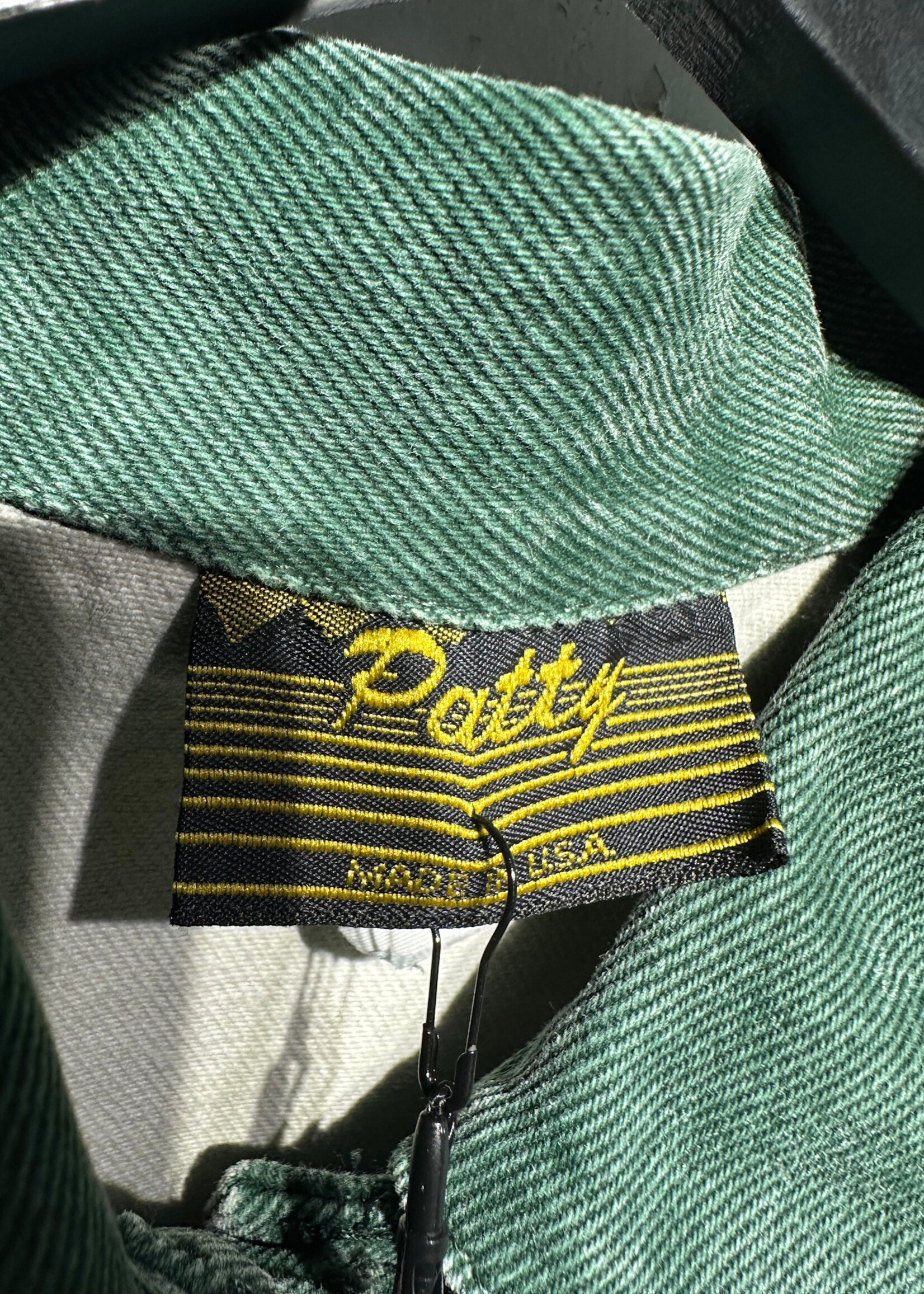 Patty Vintage Floral Striped Crop Jacket Fem M