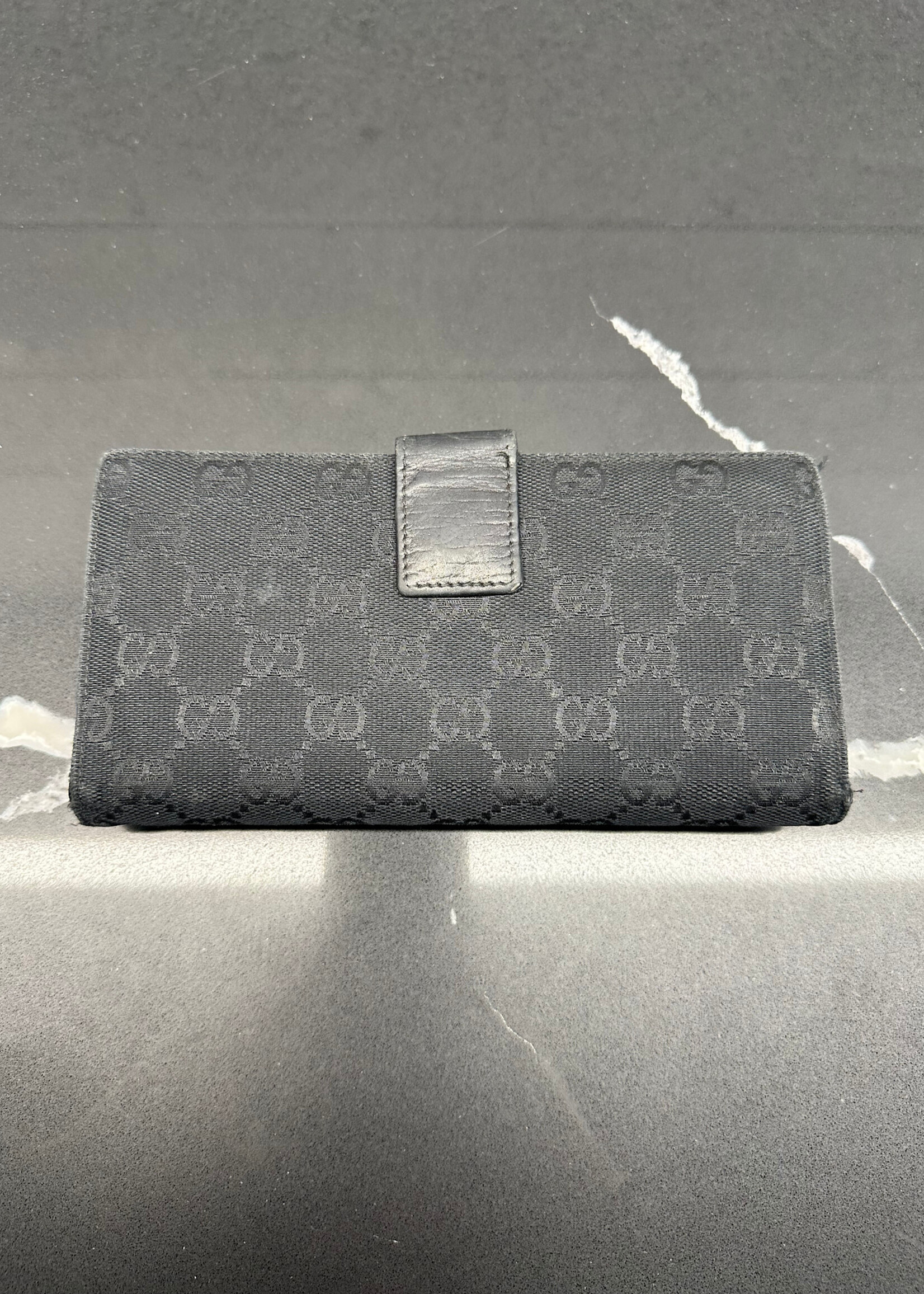 Gucci Y2K Black Horsebit Wallet
