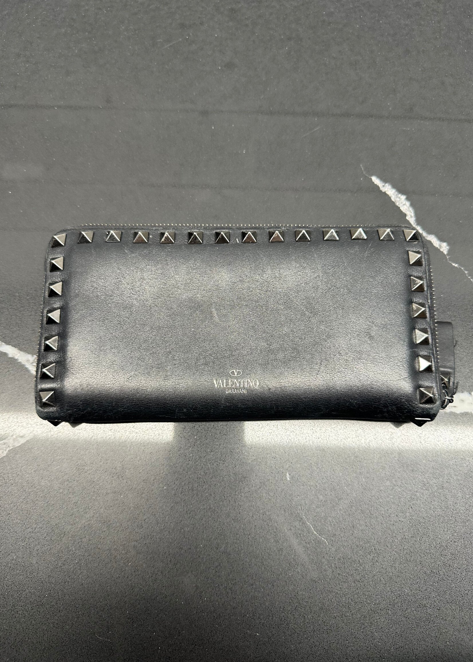 Valentino Rockstud Black Wallet
