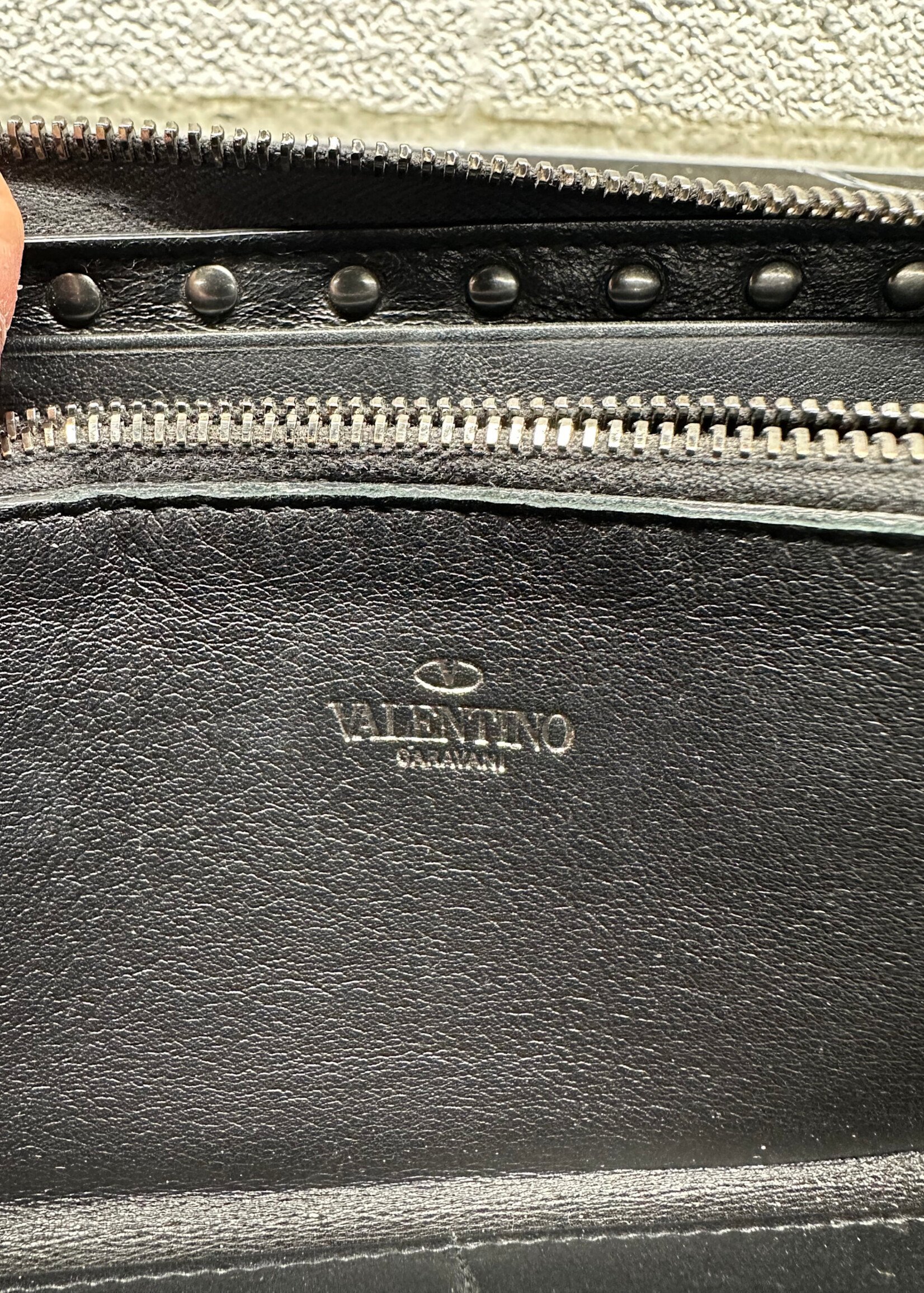 Valentino Rockstud Black Wallet