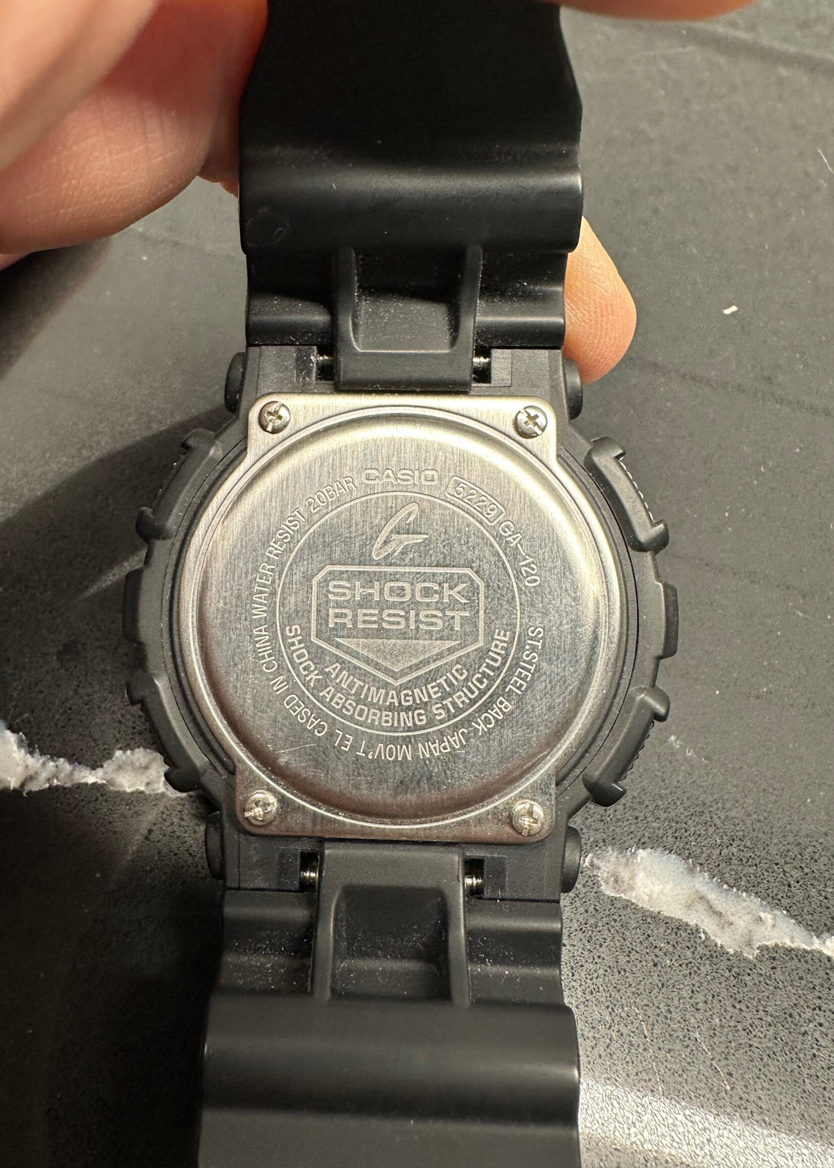 G Shock Black Watch
