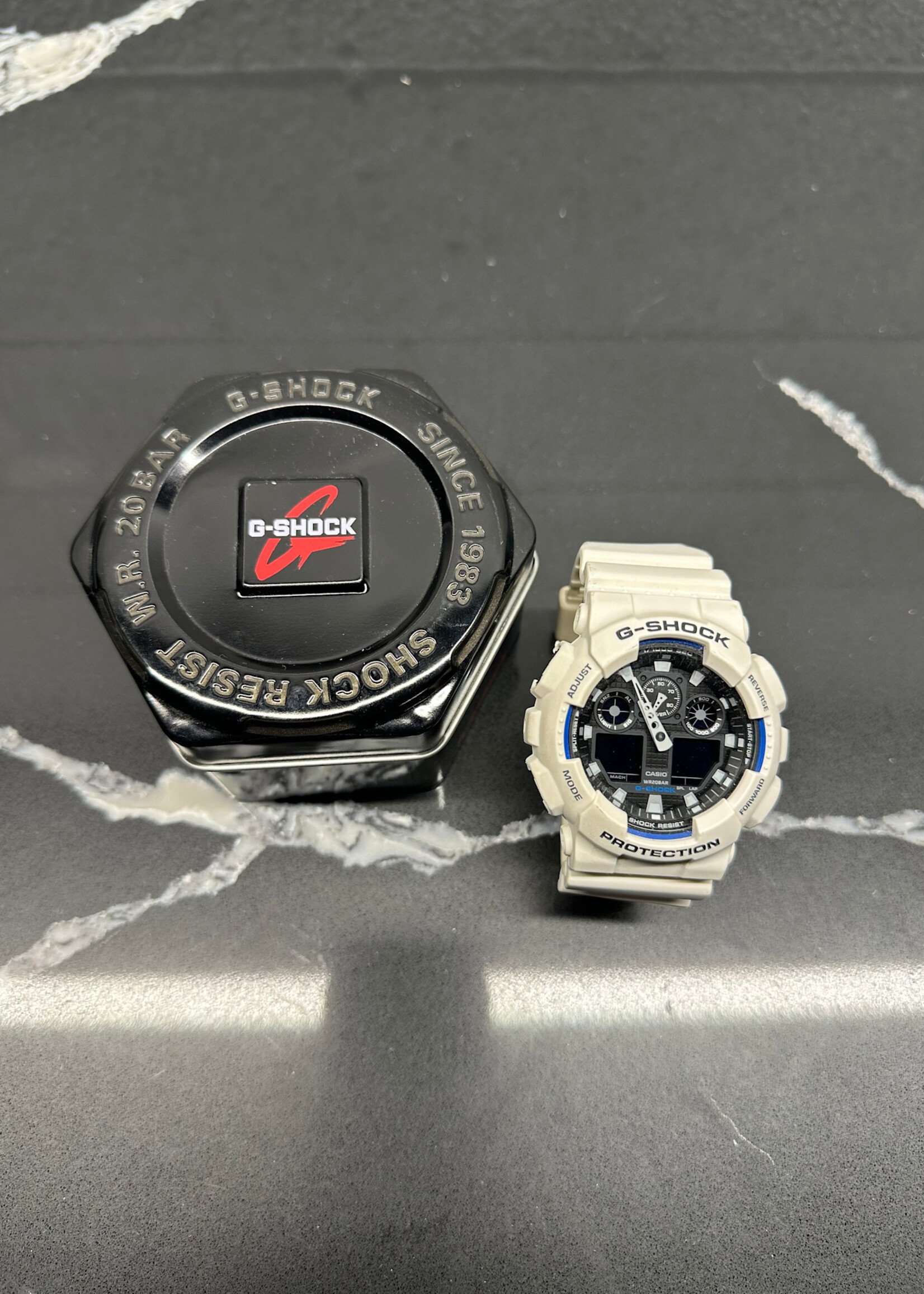 G Shock White Watch