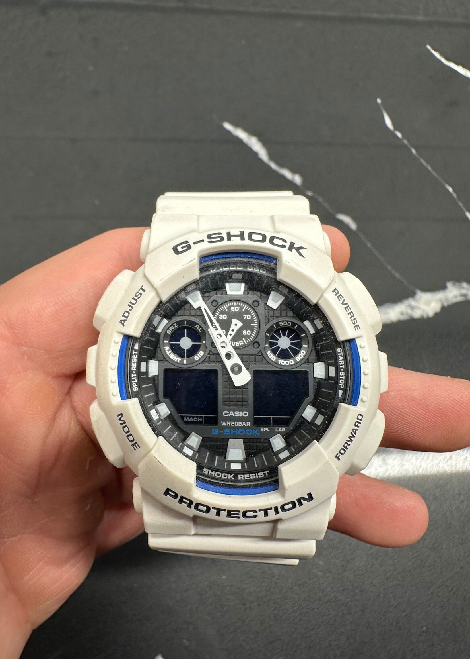G Shock White Watch