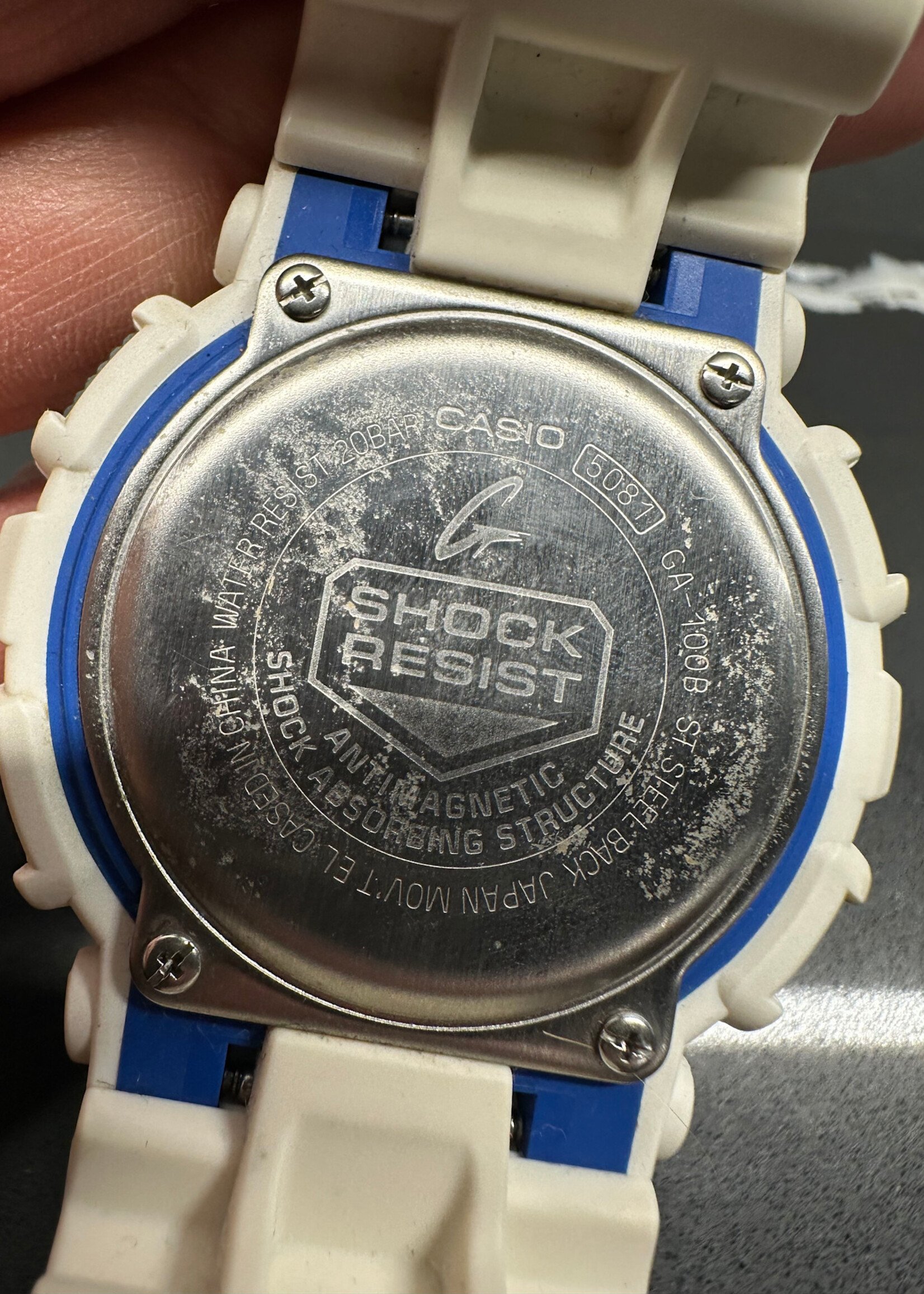 G Shock White Watch