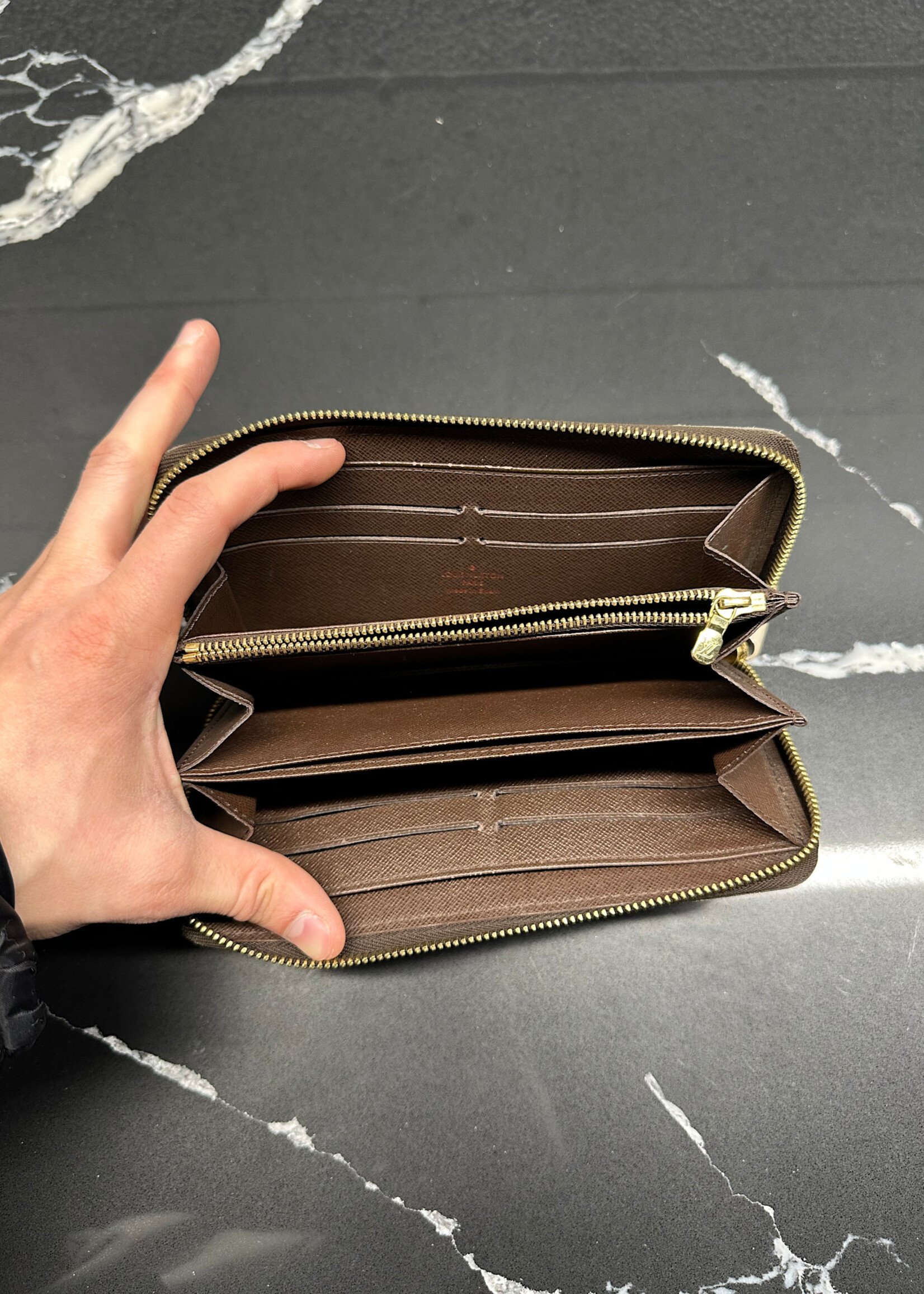 Louis Vuitton Brown Damier Wallet