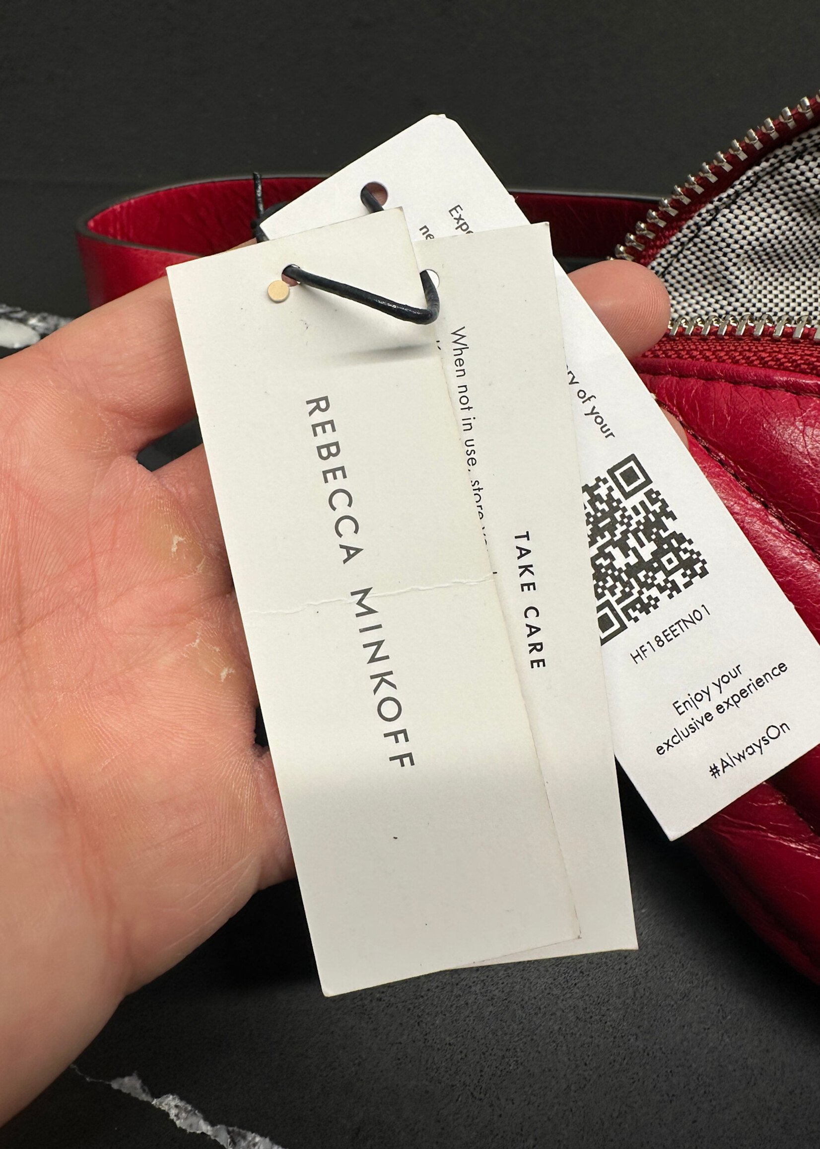 NWT Rebecca Minkoff Red Waist Bag