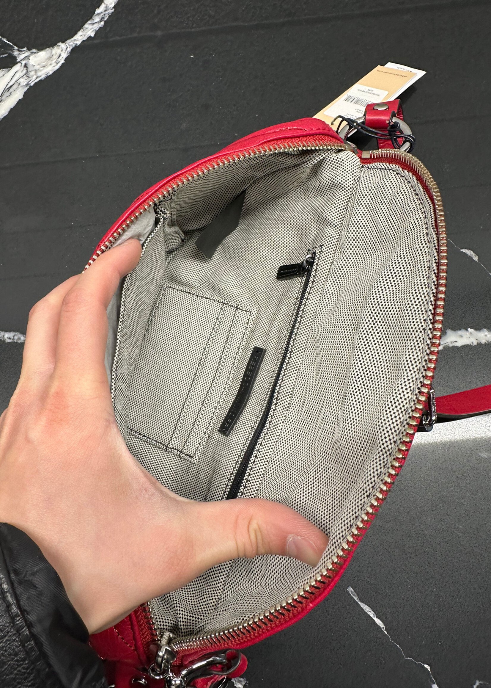 NWT Rebecca Minkoff Red Waist Bag