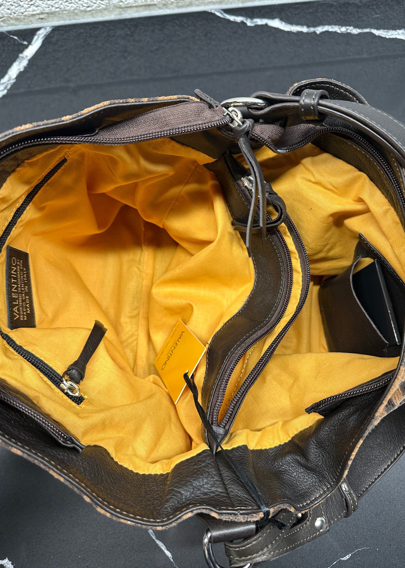 Mario Valentino Tiger Stripe Purse