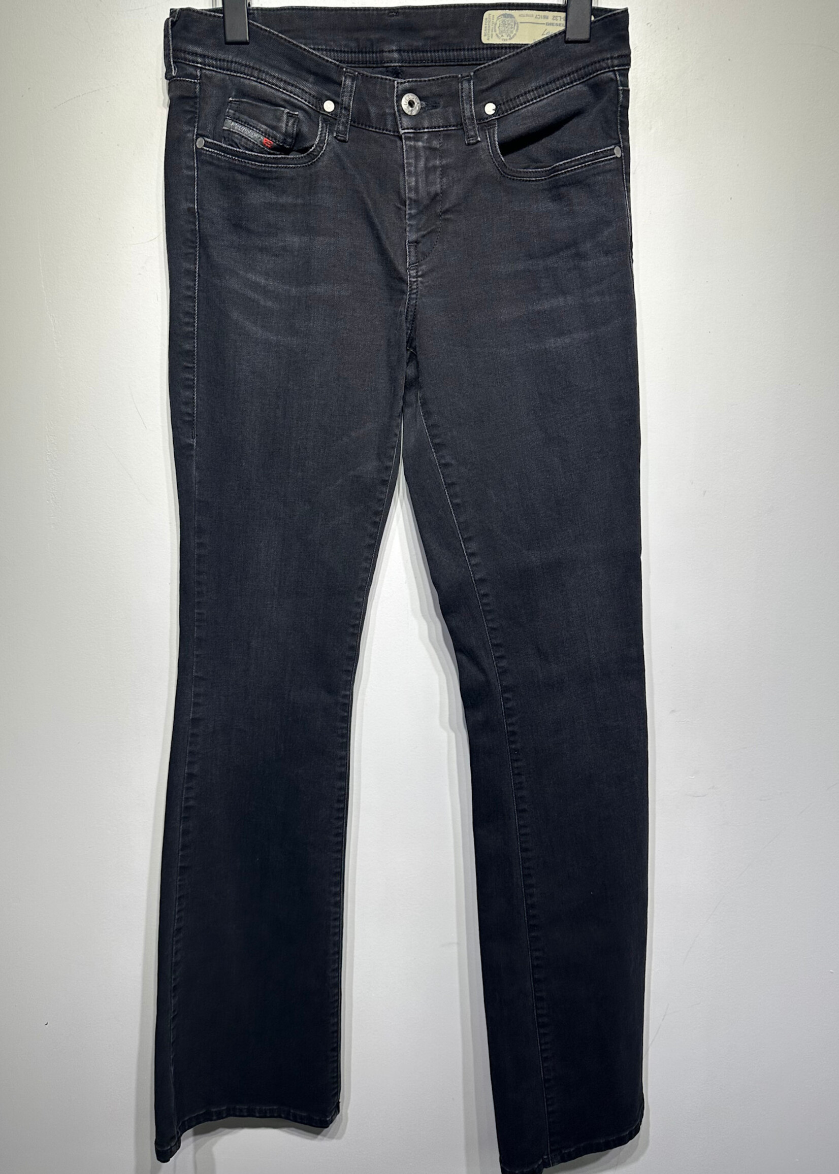 Diesel 'Lowleeh' Black Flare Jeans 28