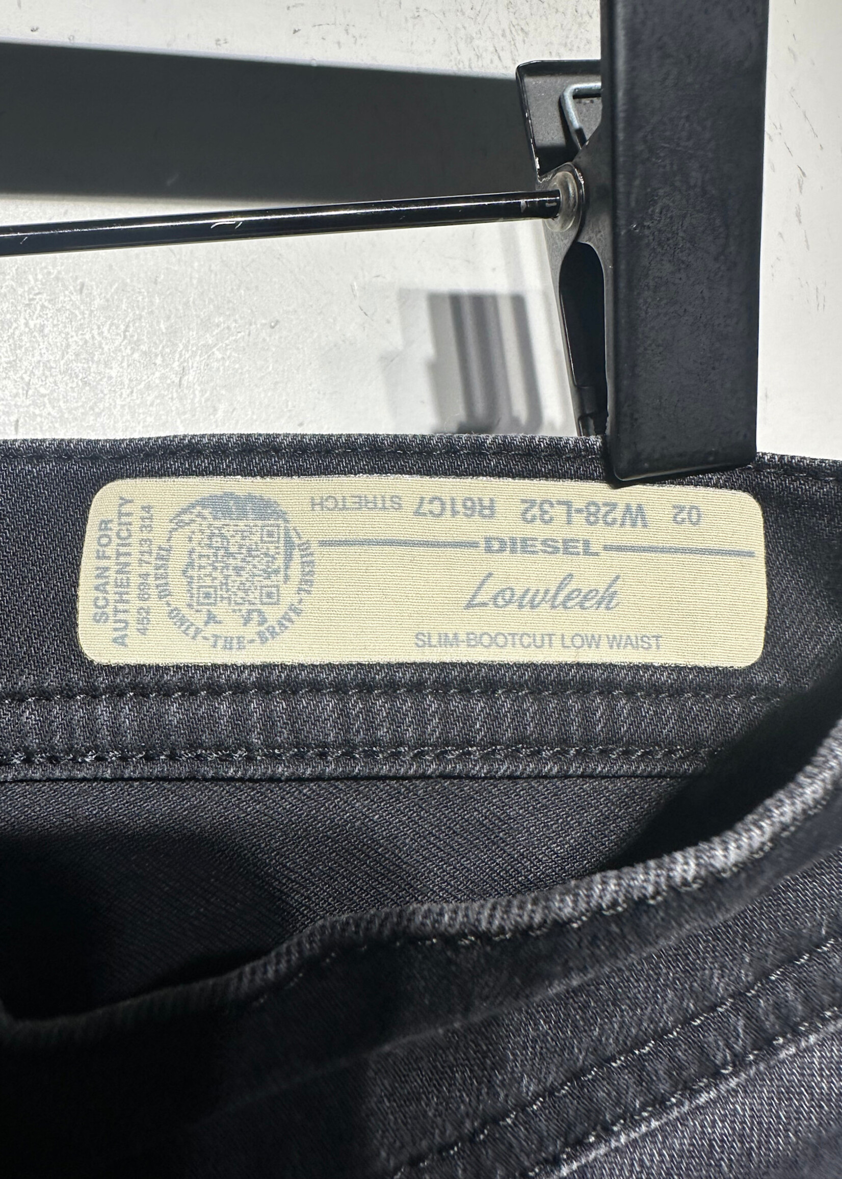 Diesel 'Lowleeh' Black Flare Jeans 28