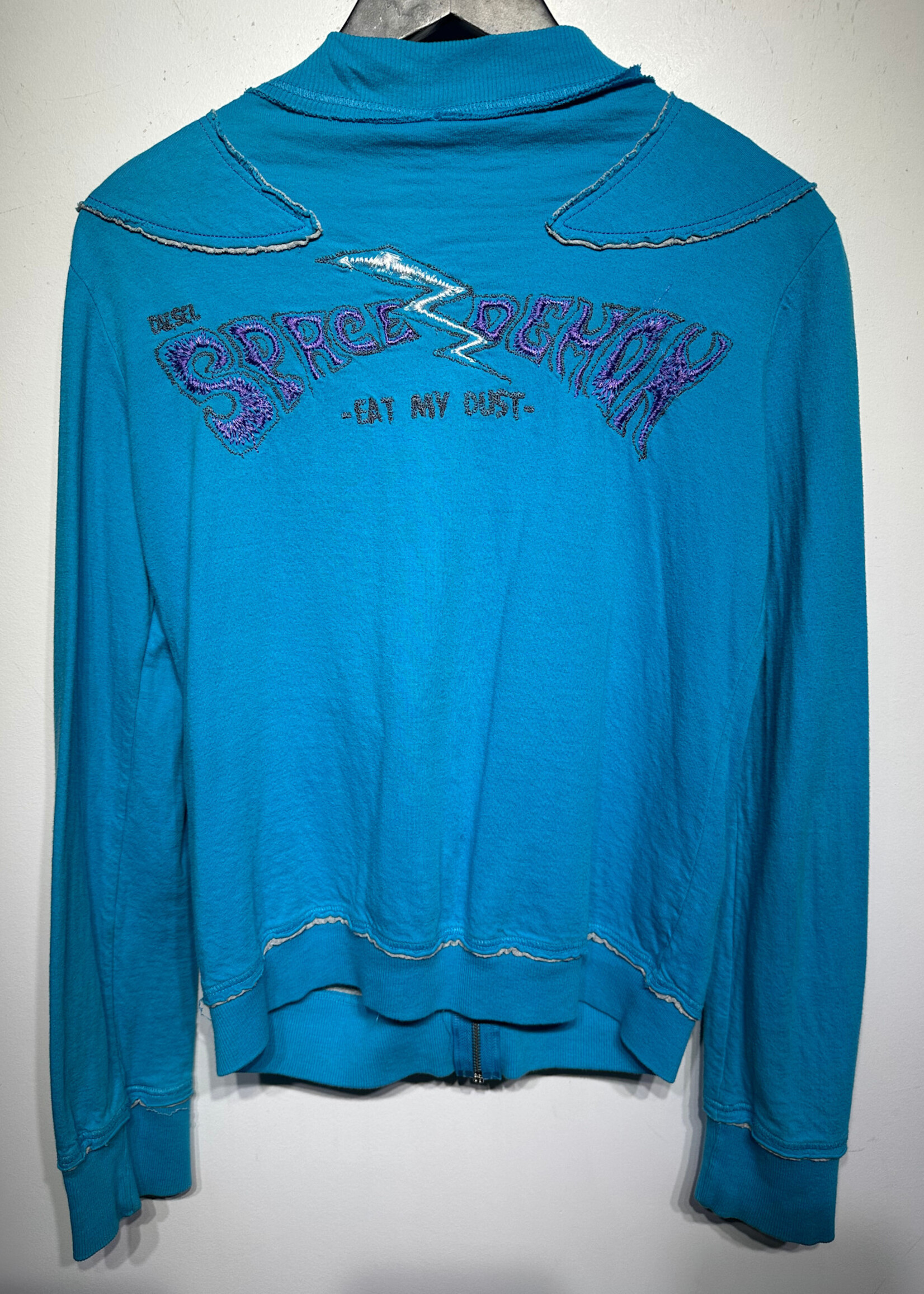 Diesel 2000s Eat My Dust Blue Z/U XL