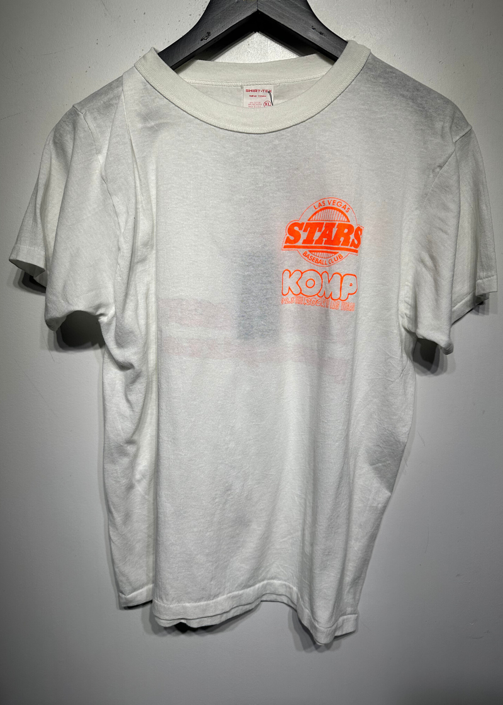 Las Vegas Stars Vintage White Tee Fits L