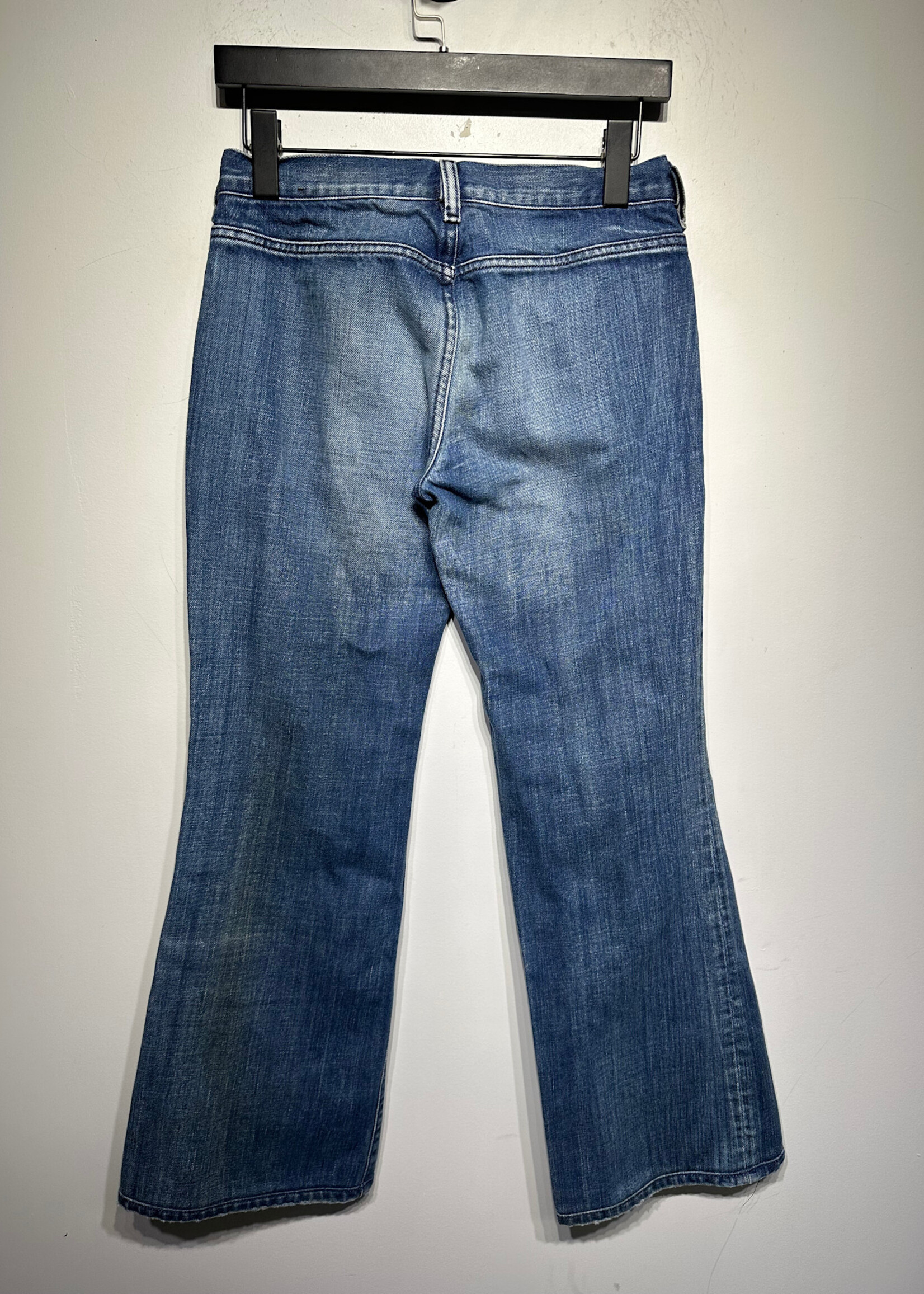 Diesel Orange Stripe Flare Jeans 27