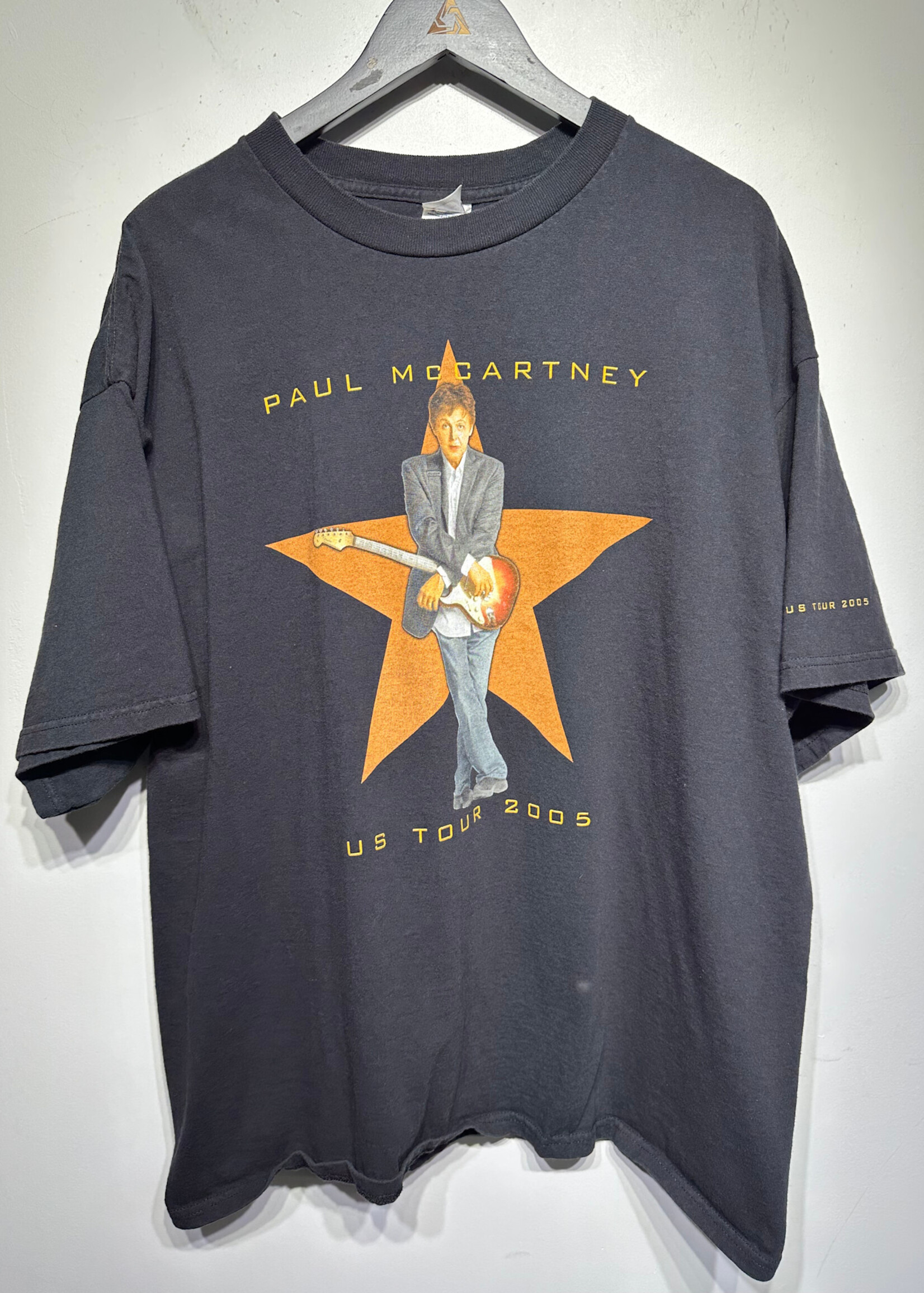 Paul McCartney 2005 Black Tour Tee XXL