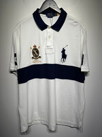 Polo RL White Blue Crest Summer Classic Polo XXL