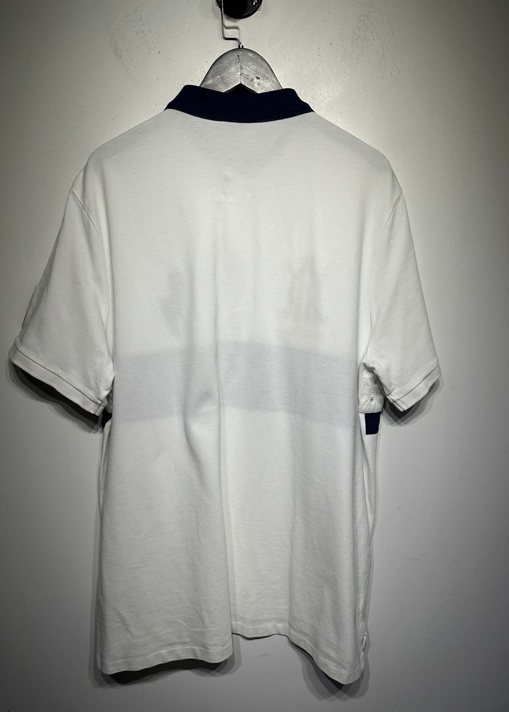 Polo RL White Blue Crest Summer Classic Polo XXL