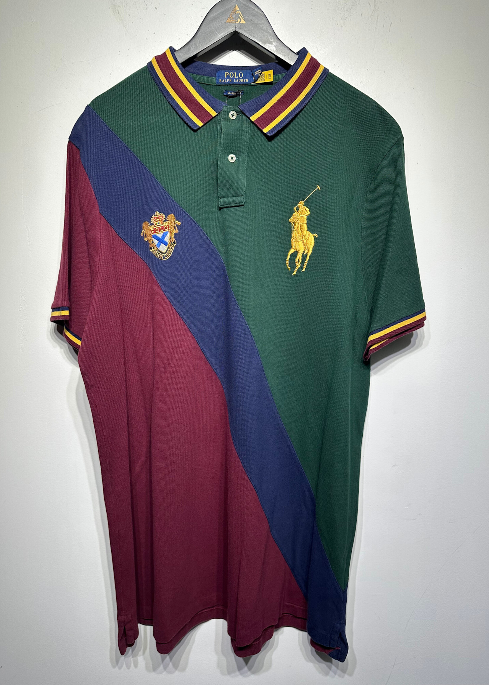 Polo RL Colorblock Crest Polo XXL