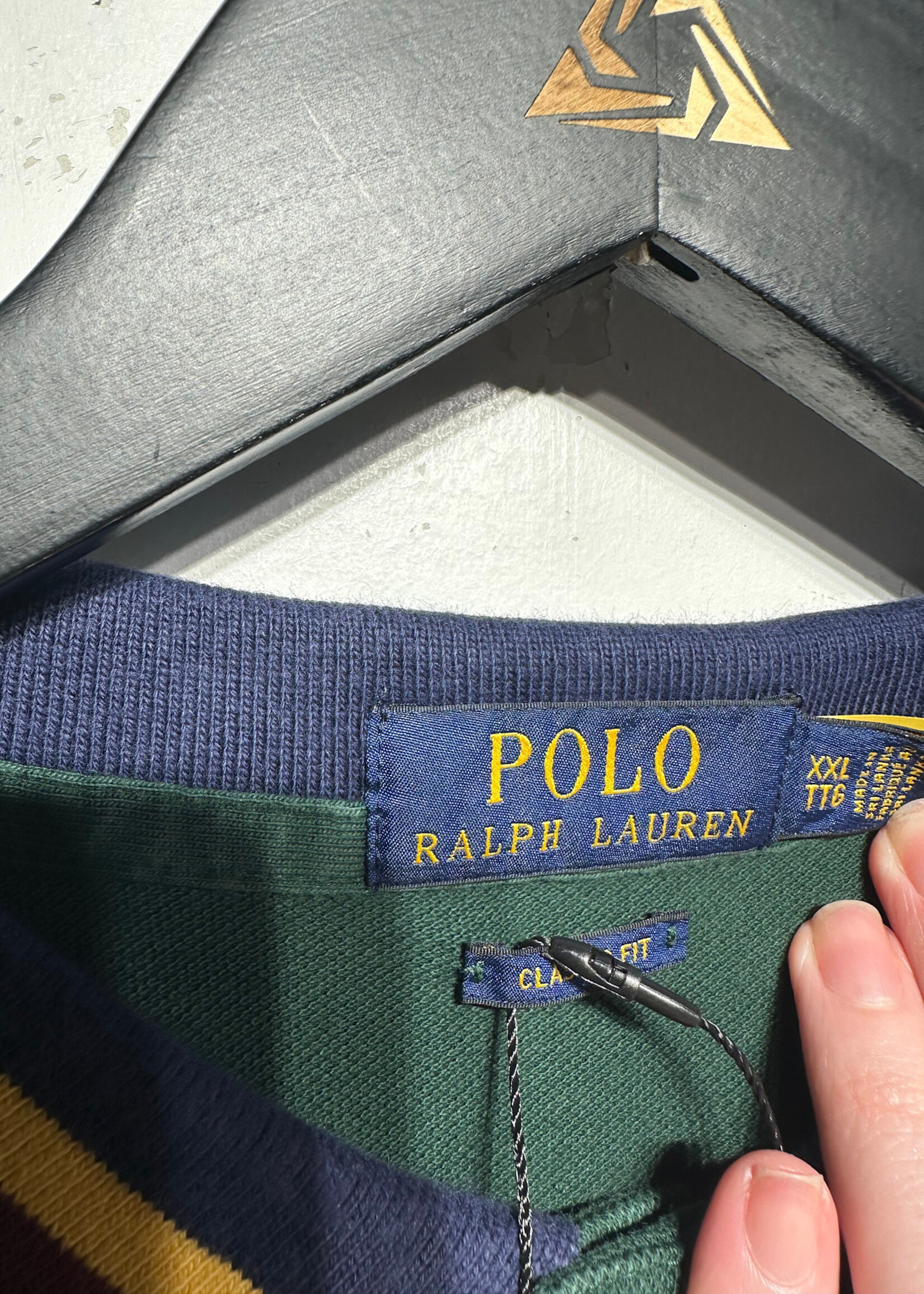 Polo RL Colorblock Crest Polo XXL