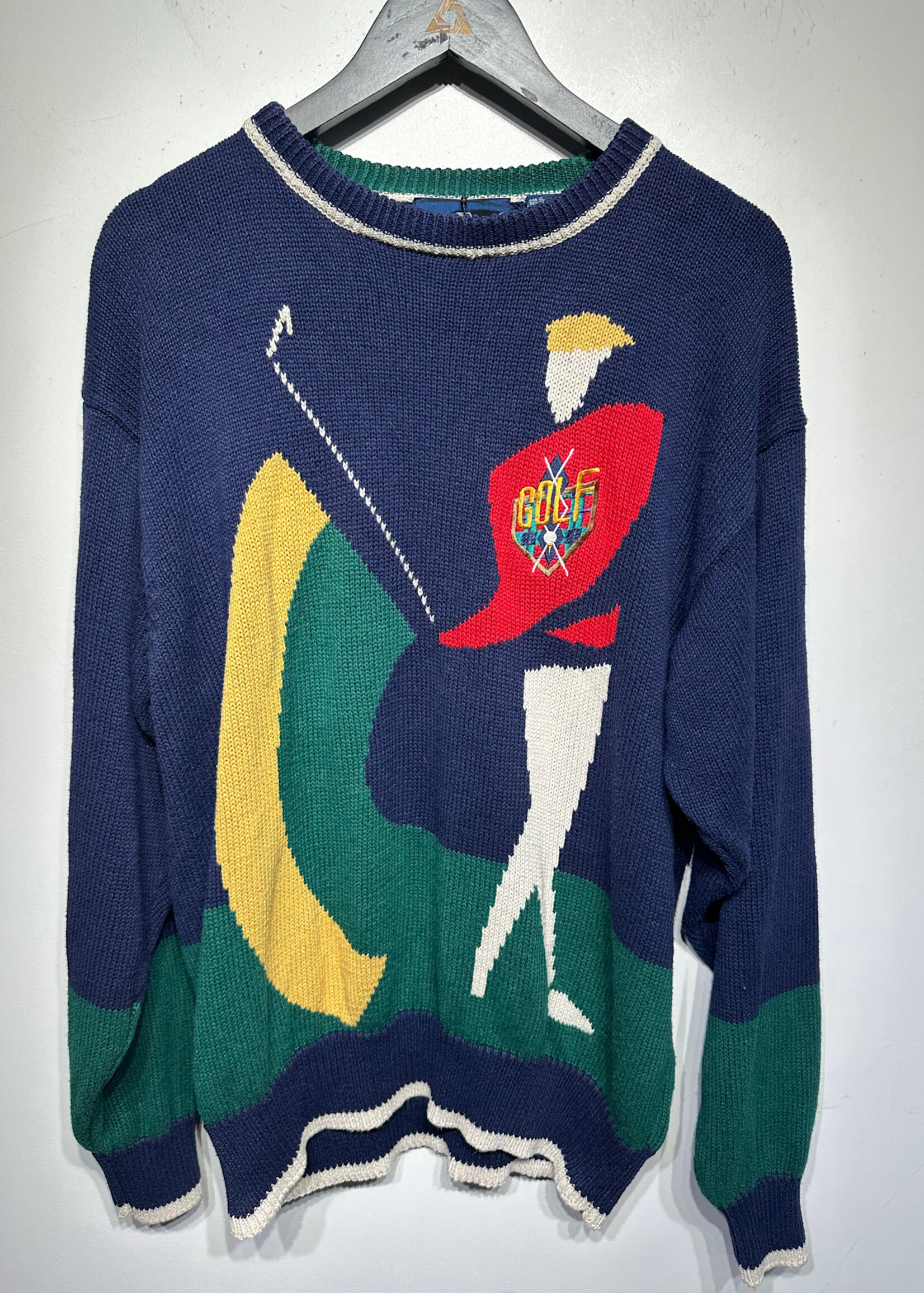 Par Four Vintage Knit Golf Sweater XL