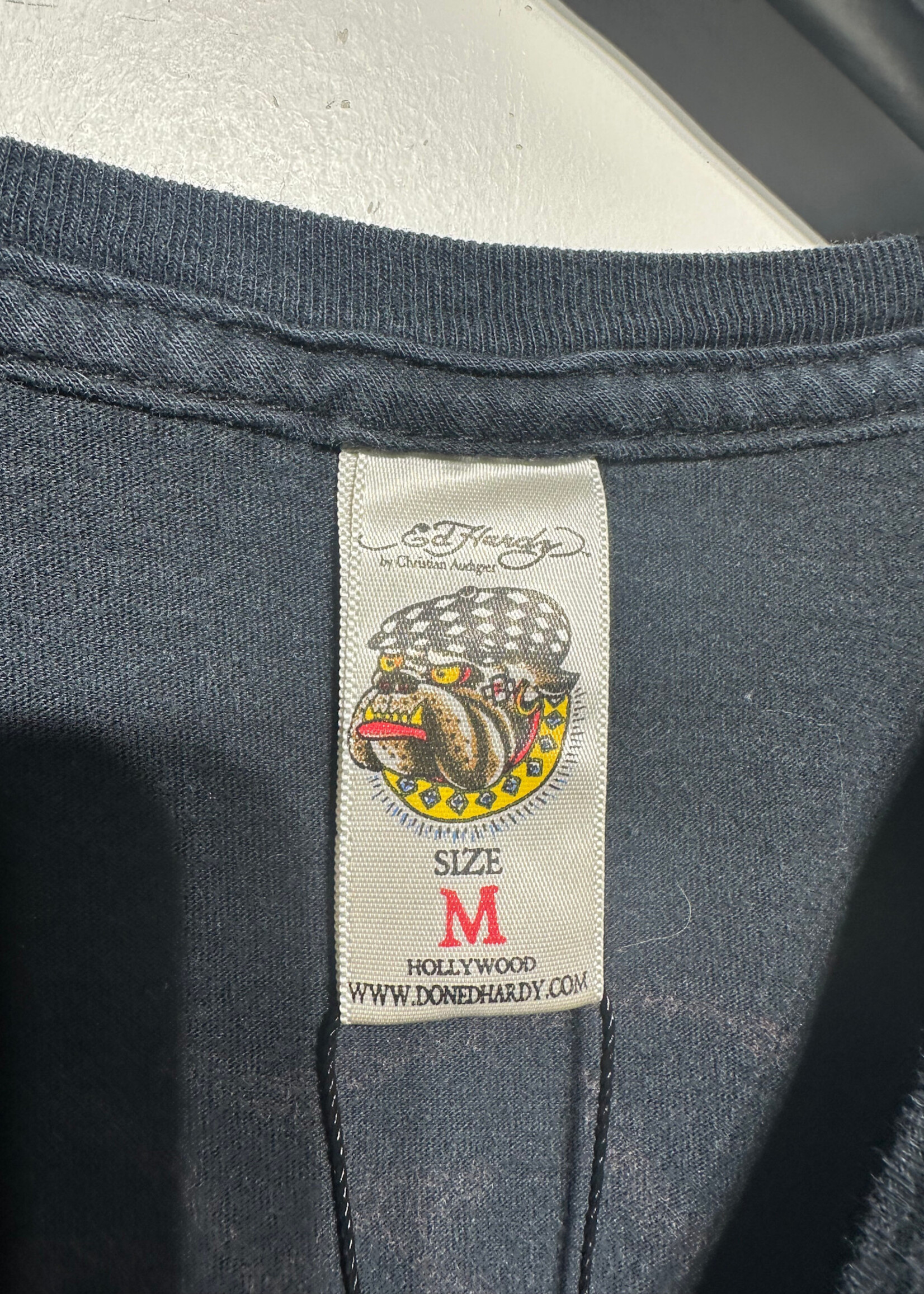 Ed Hardy Born Free Black Tee M