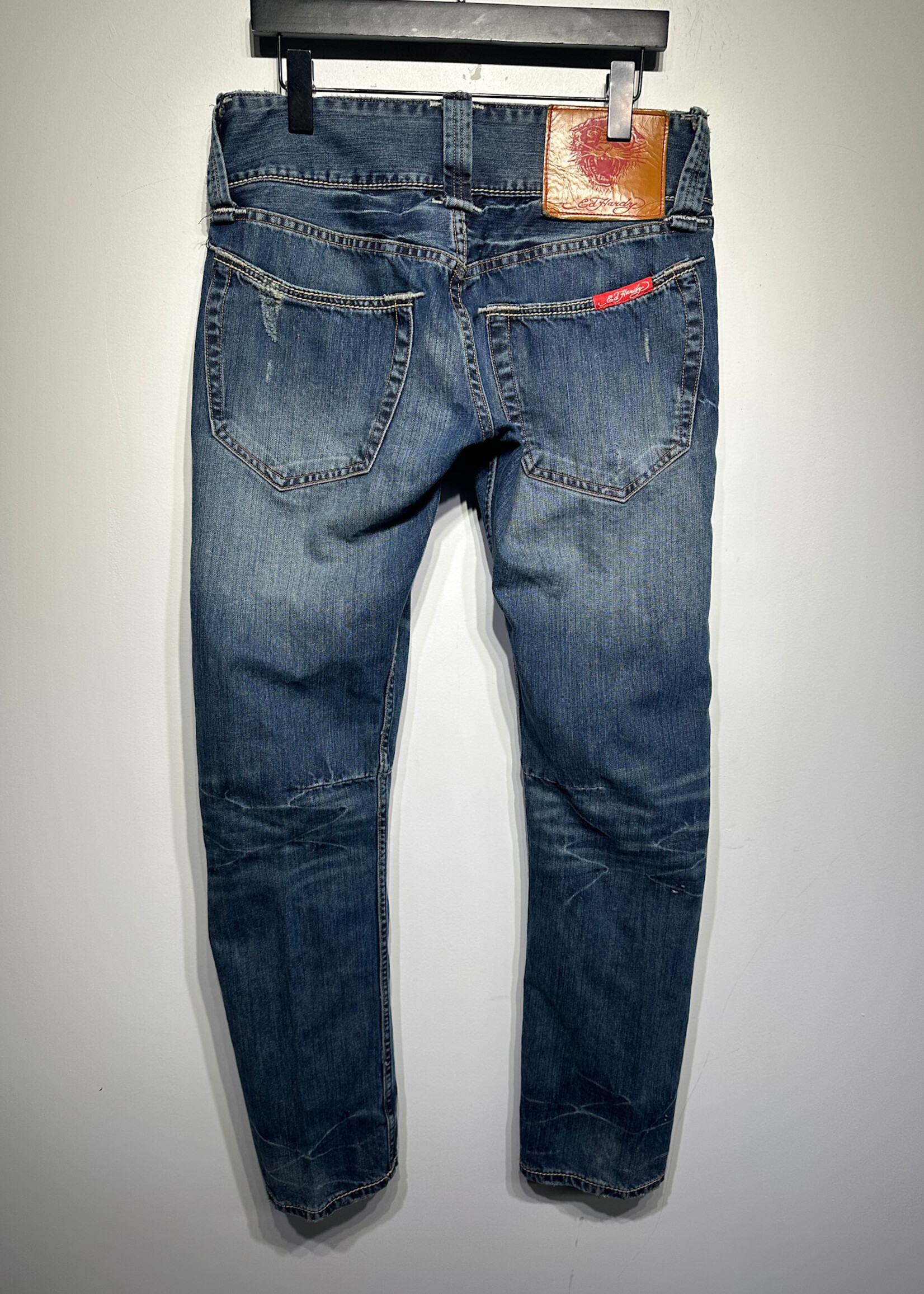 Ed Hardy Double Tiger Patch Jeans Masc 32
