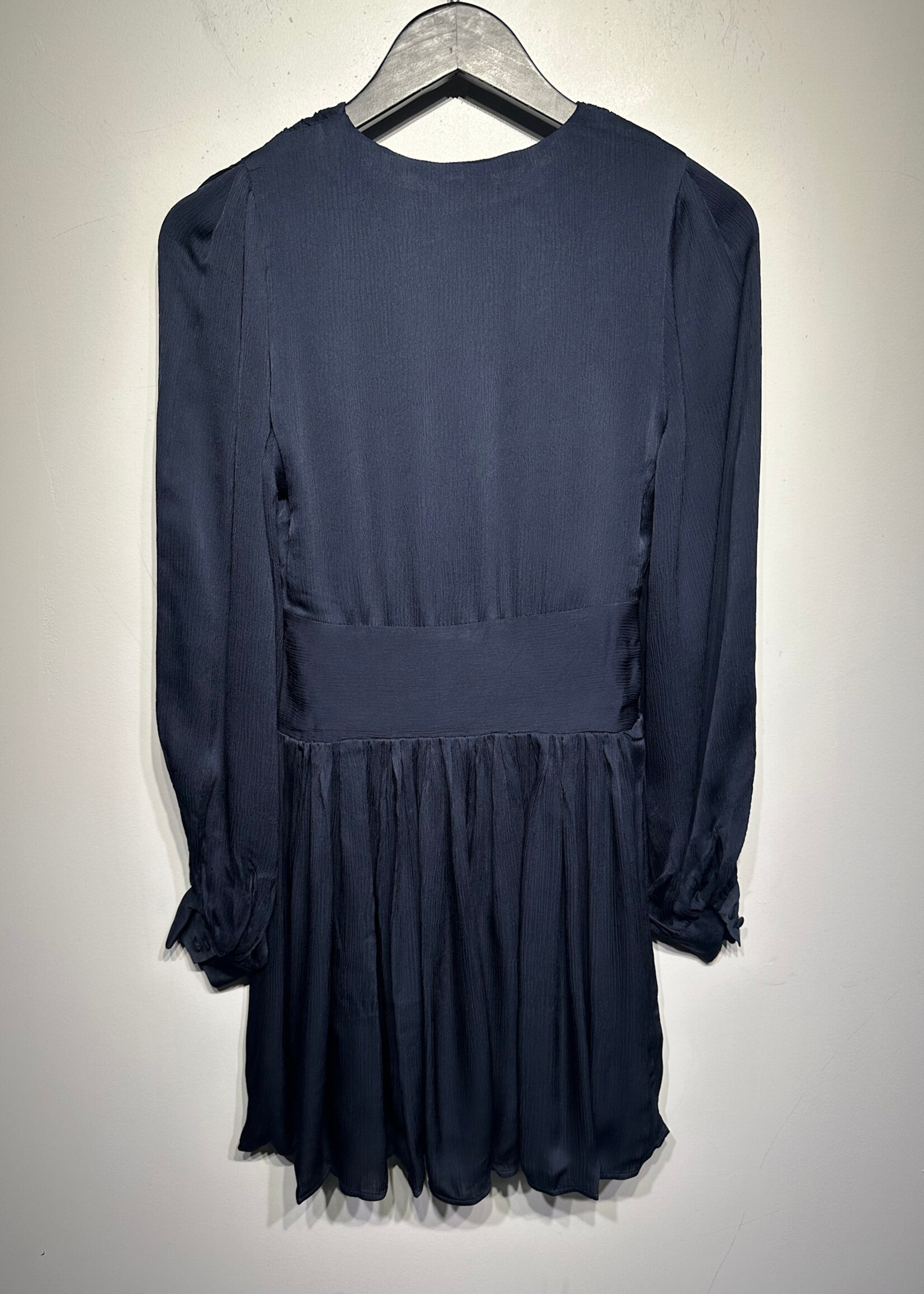 NWT Kooples Blue Button LS Dress 0/XS