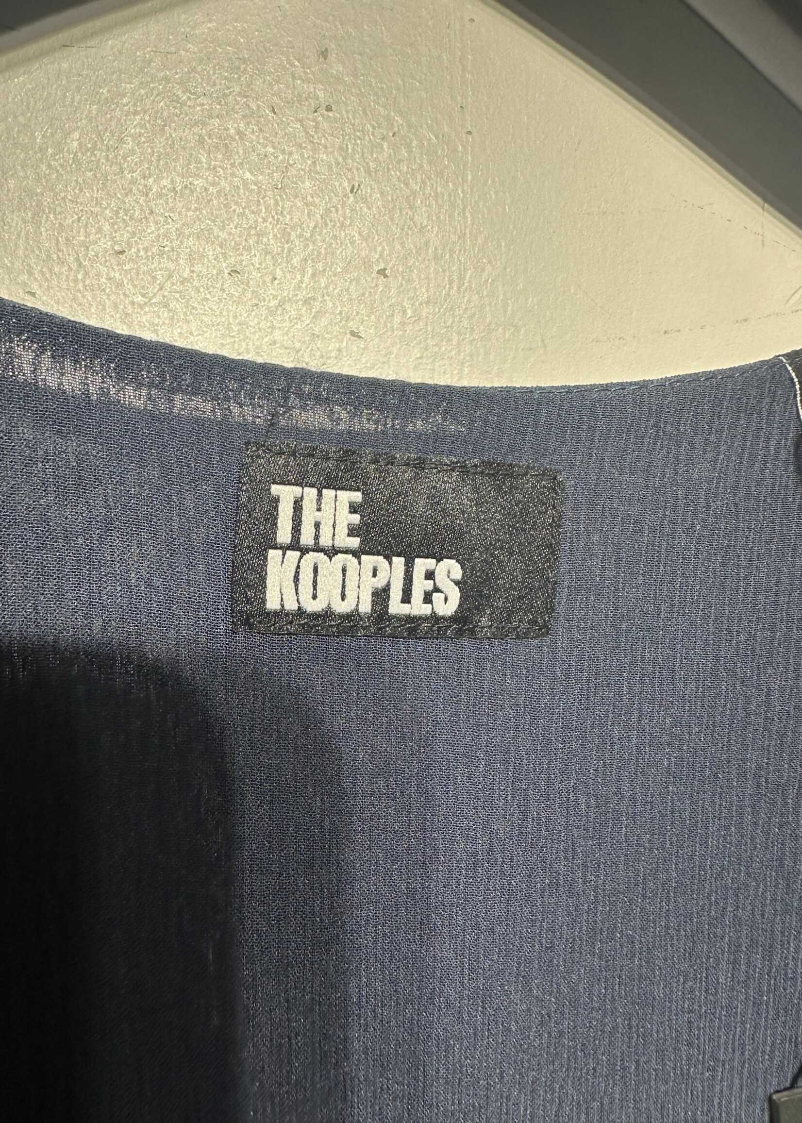 NWT Kooples Blue LS Maxi Dress 1/XS