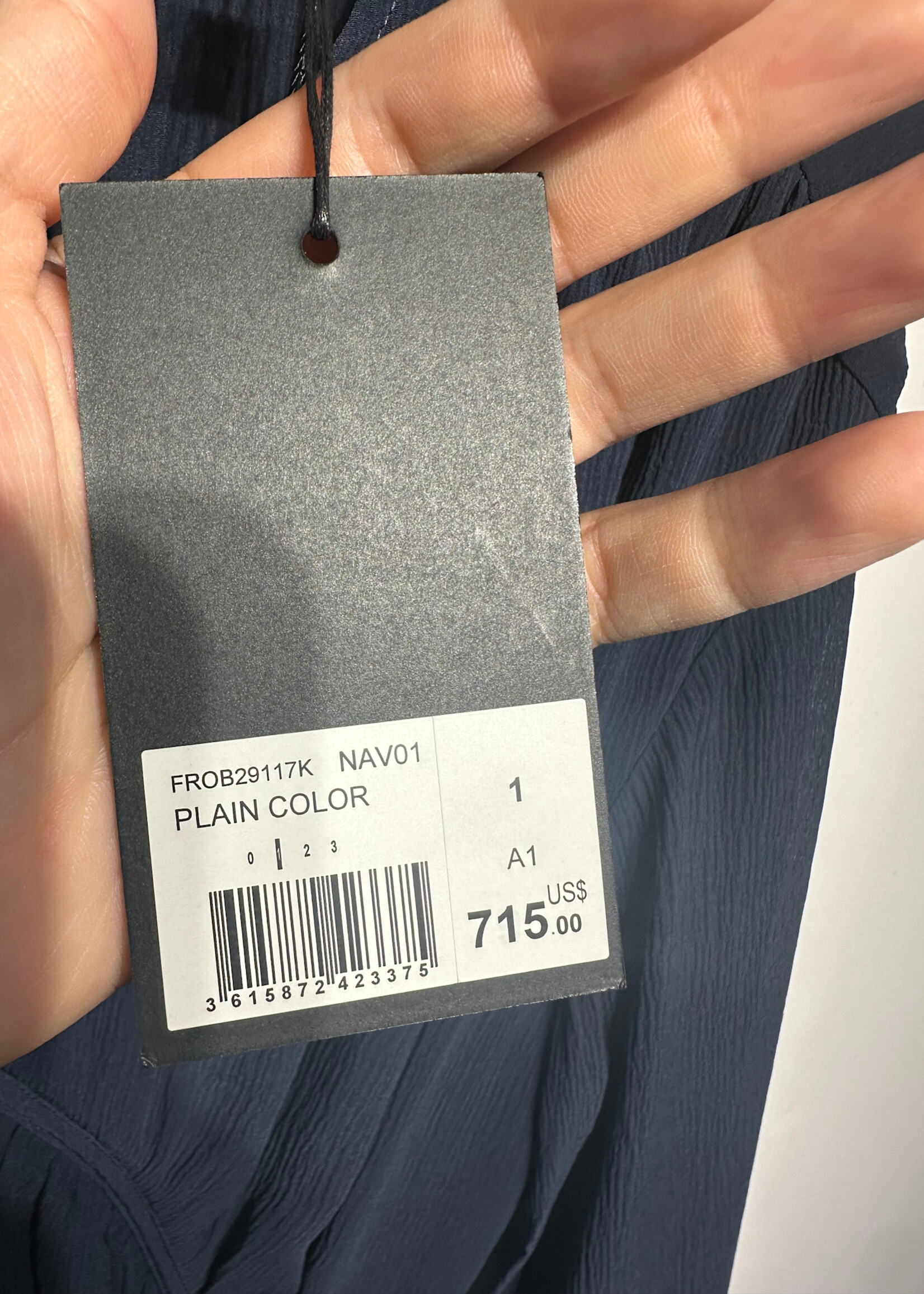 NWT Kooples Blue LS Maxi Dress 1/XS