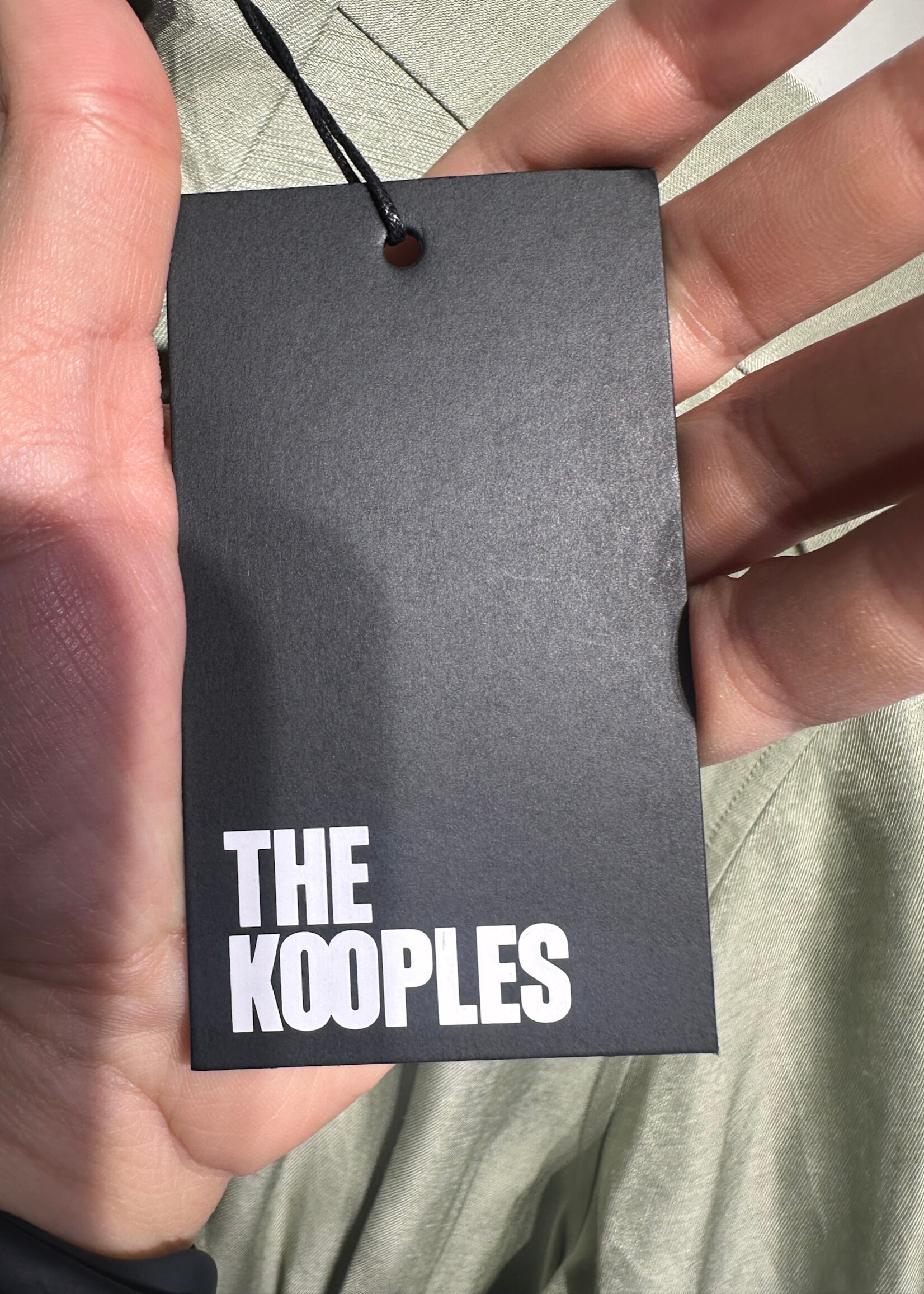 NWT The Kooples Green Lace Up Dress S