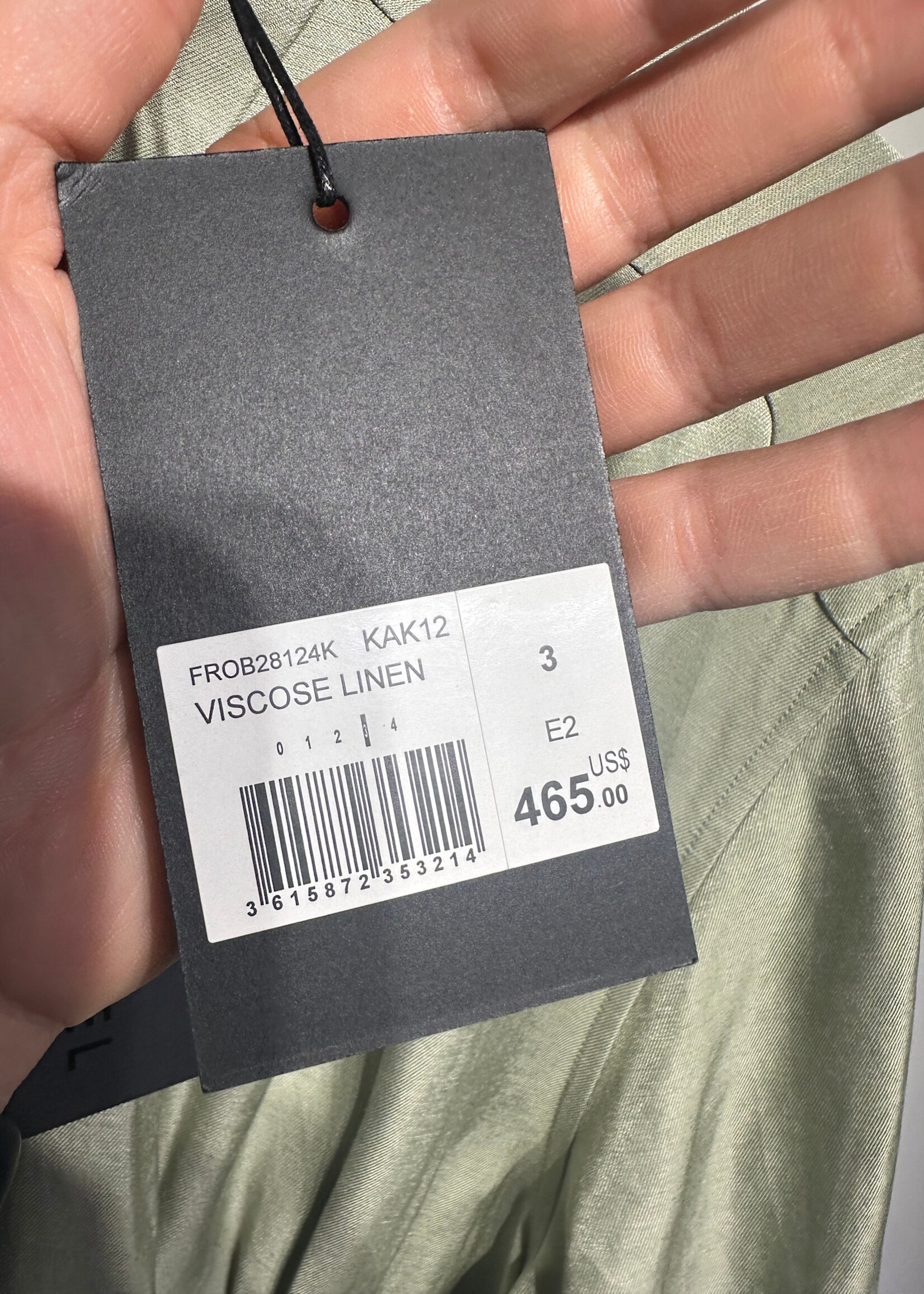 NWT The Kooples Green Lace Up Dress S