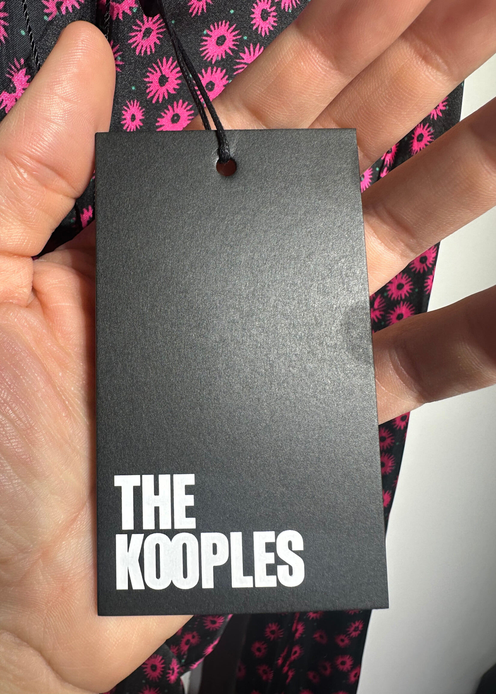 NWT Kooples Pink Flower Print Blouse 1/XS