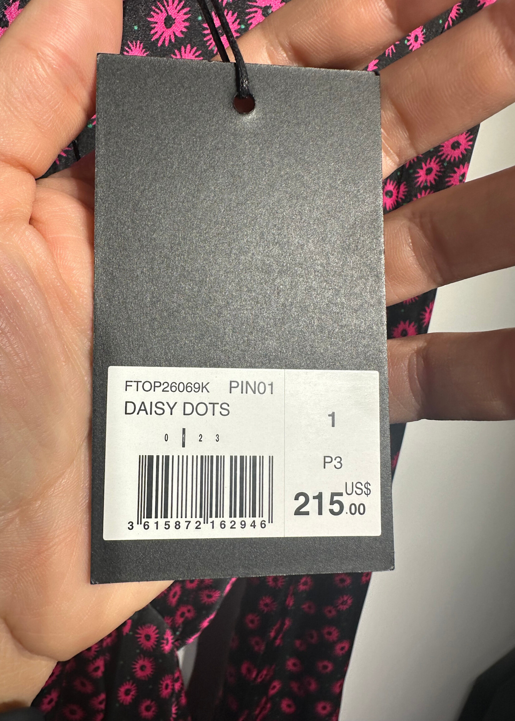 NWT Kooples Pink Flower Print Blouse 1/XS