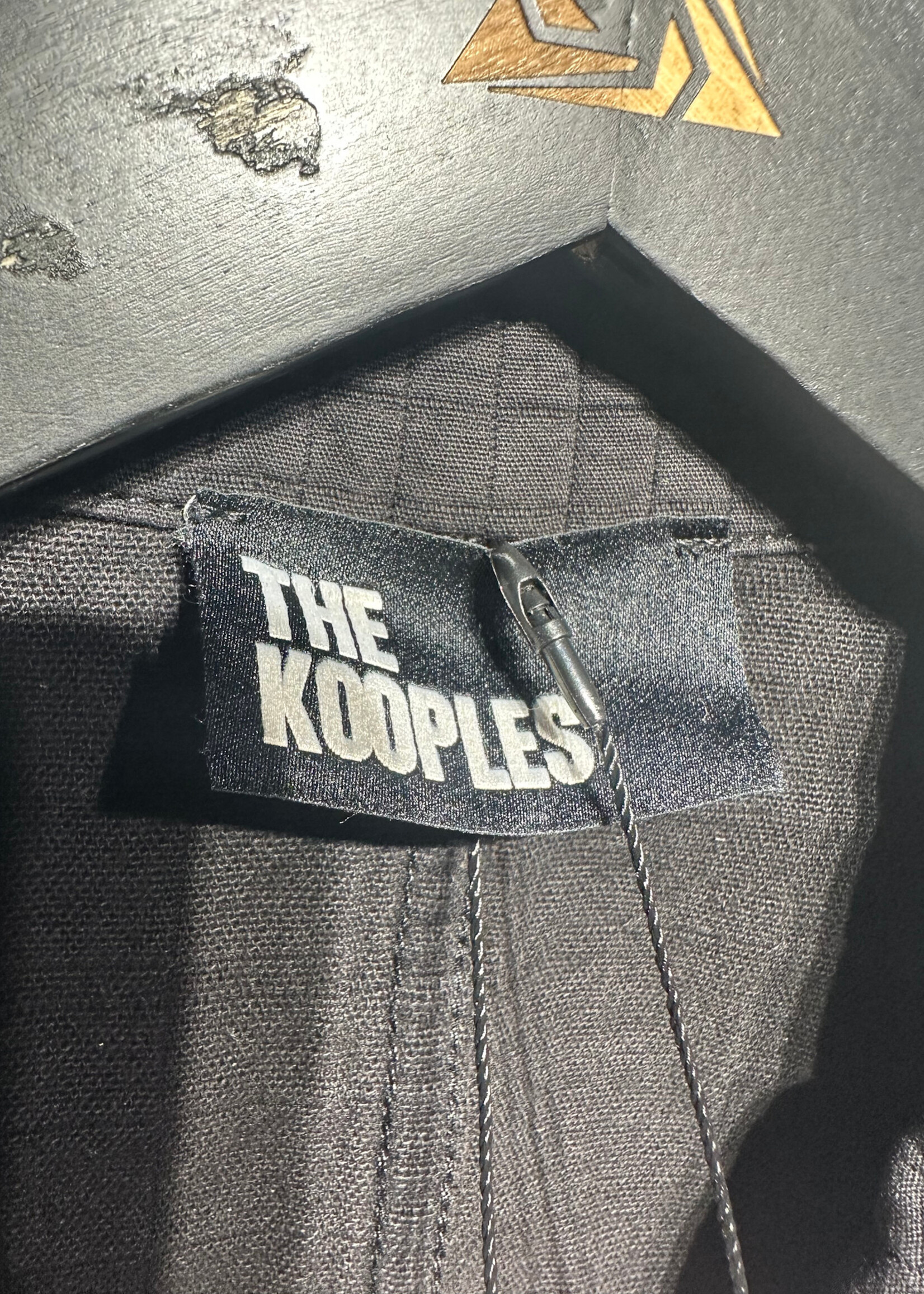 NWT Kooples Black Quilted B/U Jacket Masc M
