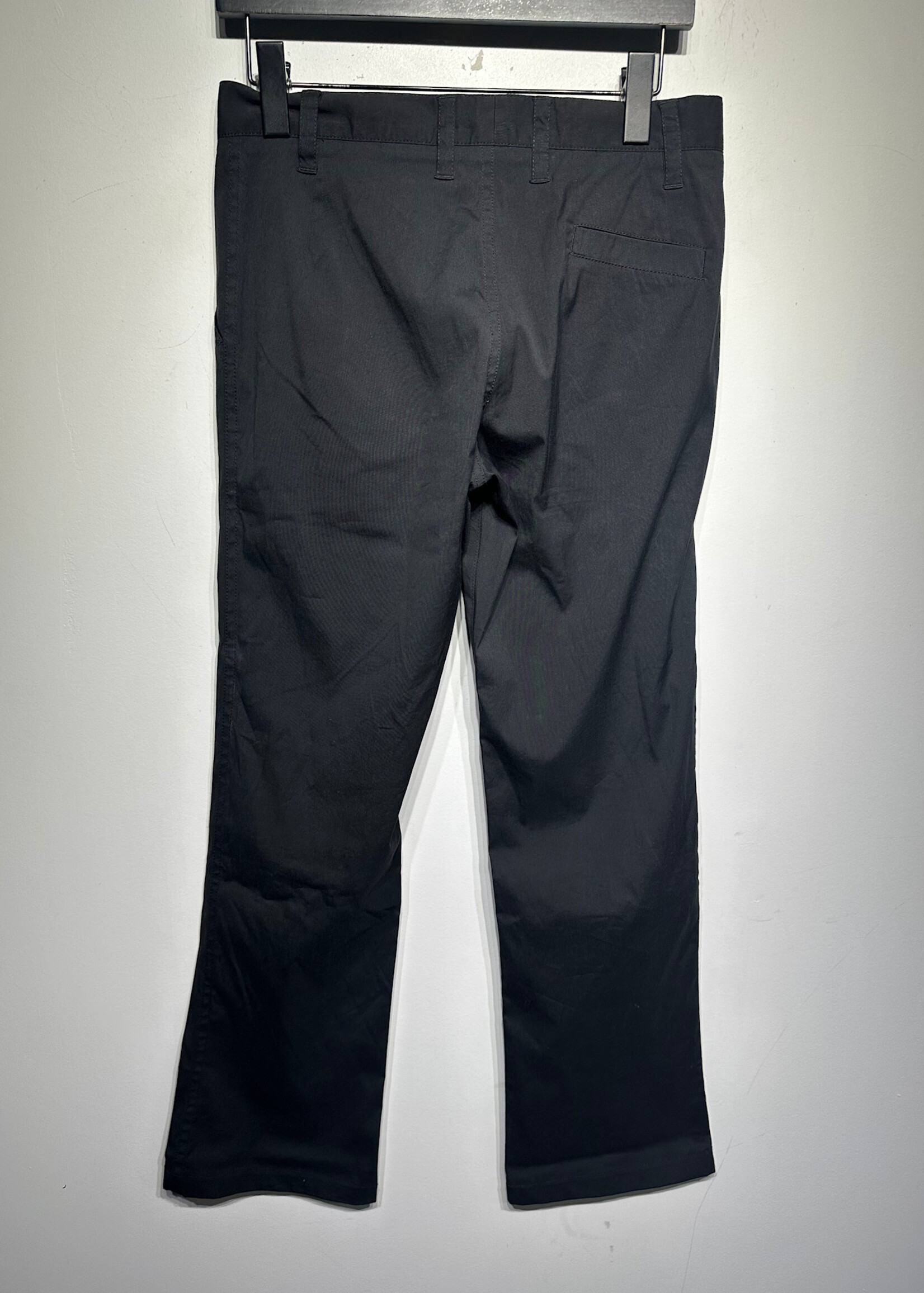 Jil Sander Black Flared Slack Pants Unisex 30"