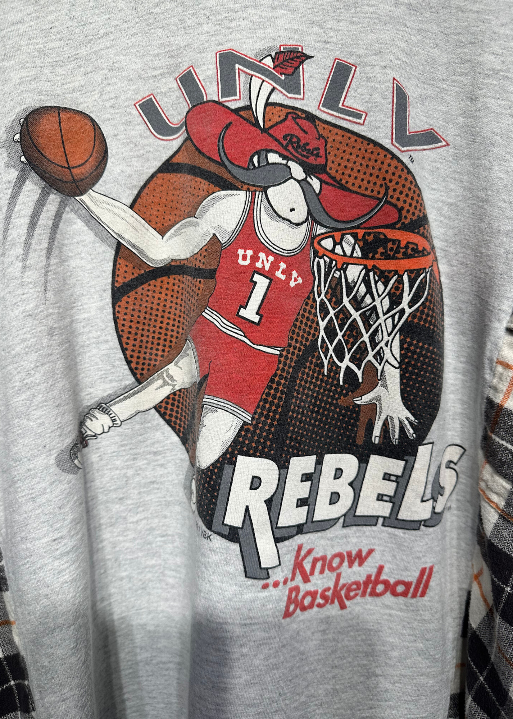 Vintage UNLV Rework Flannel LS L