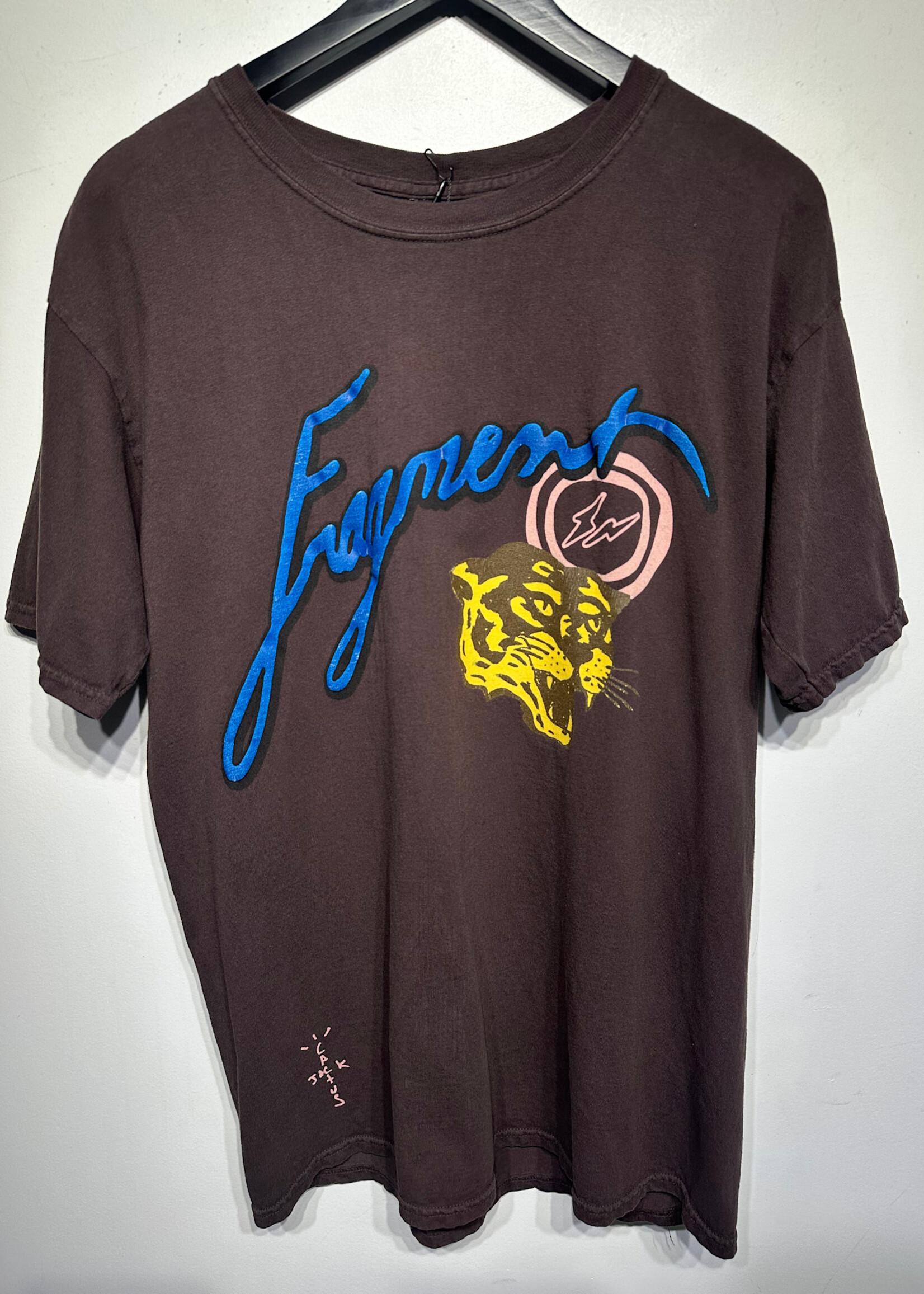 Cactus Jack x Fragment Brown Tee L