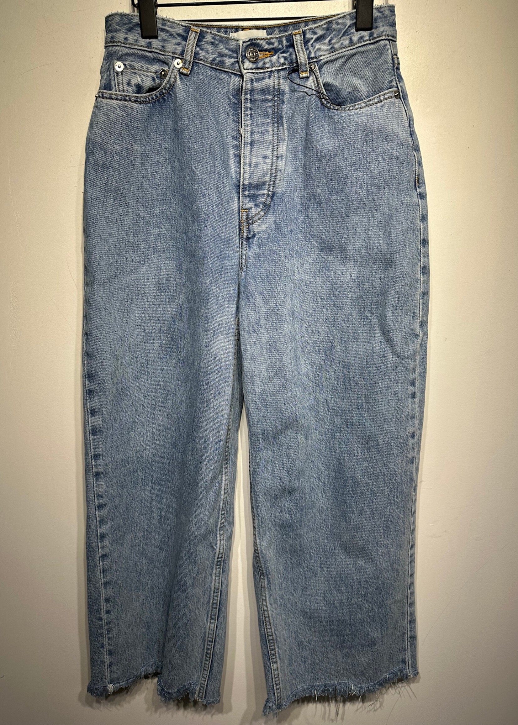 GANNI MIDWASH WIDE LEG JEANS 26
