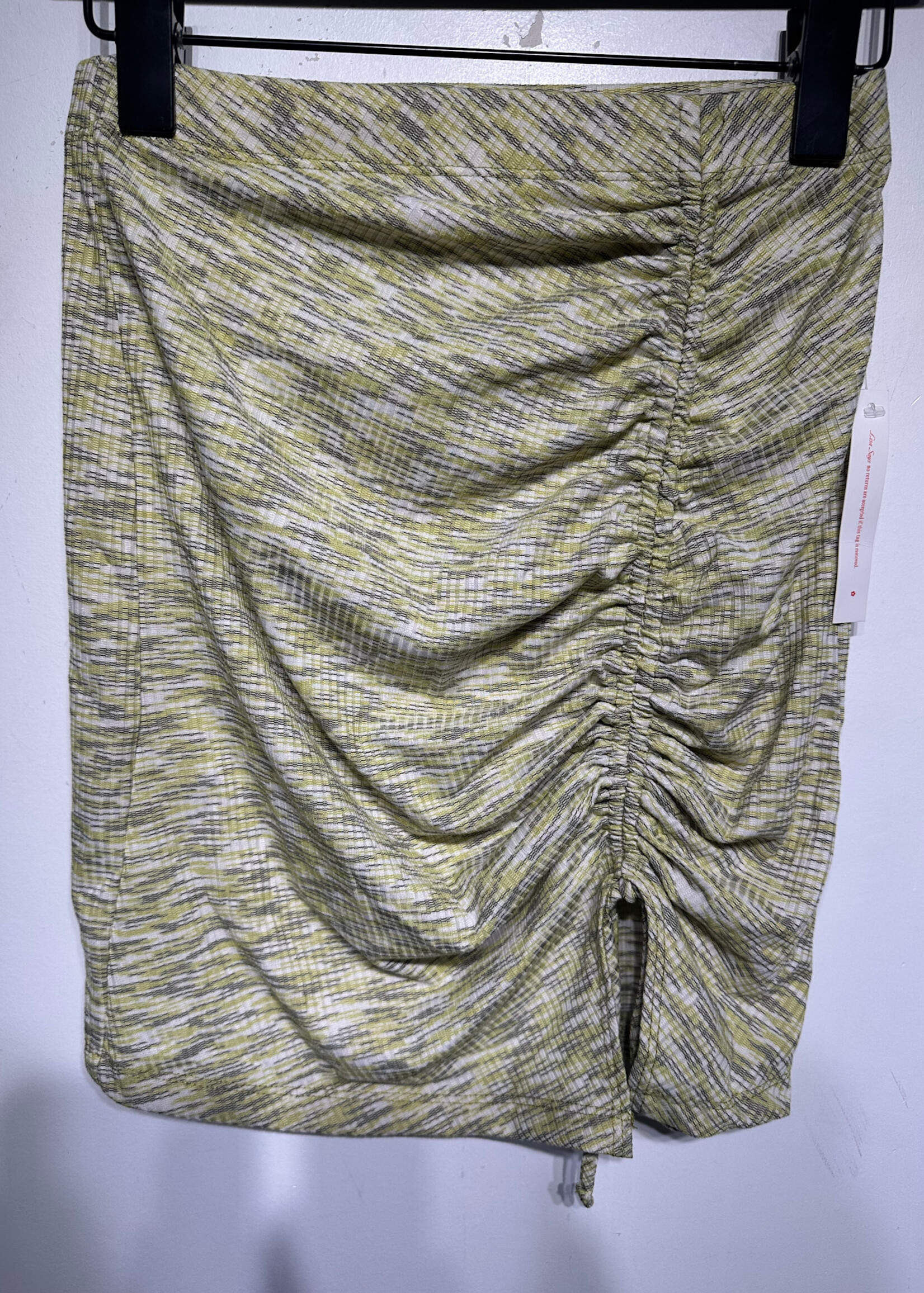 LISA SAYS GAH GREEN SINCHED SKIRT 26