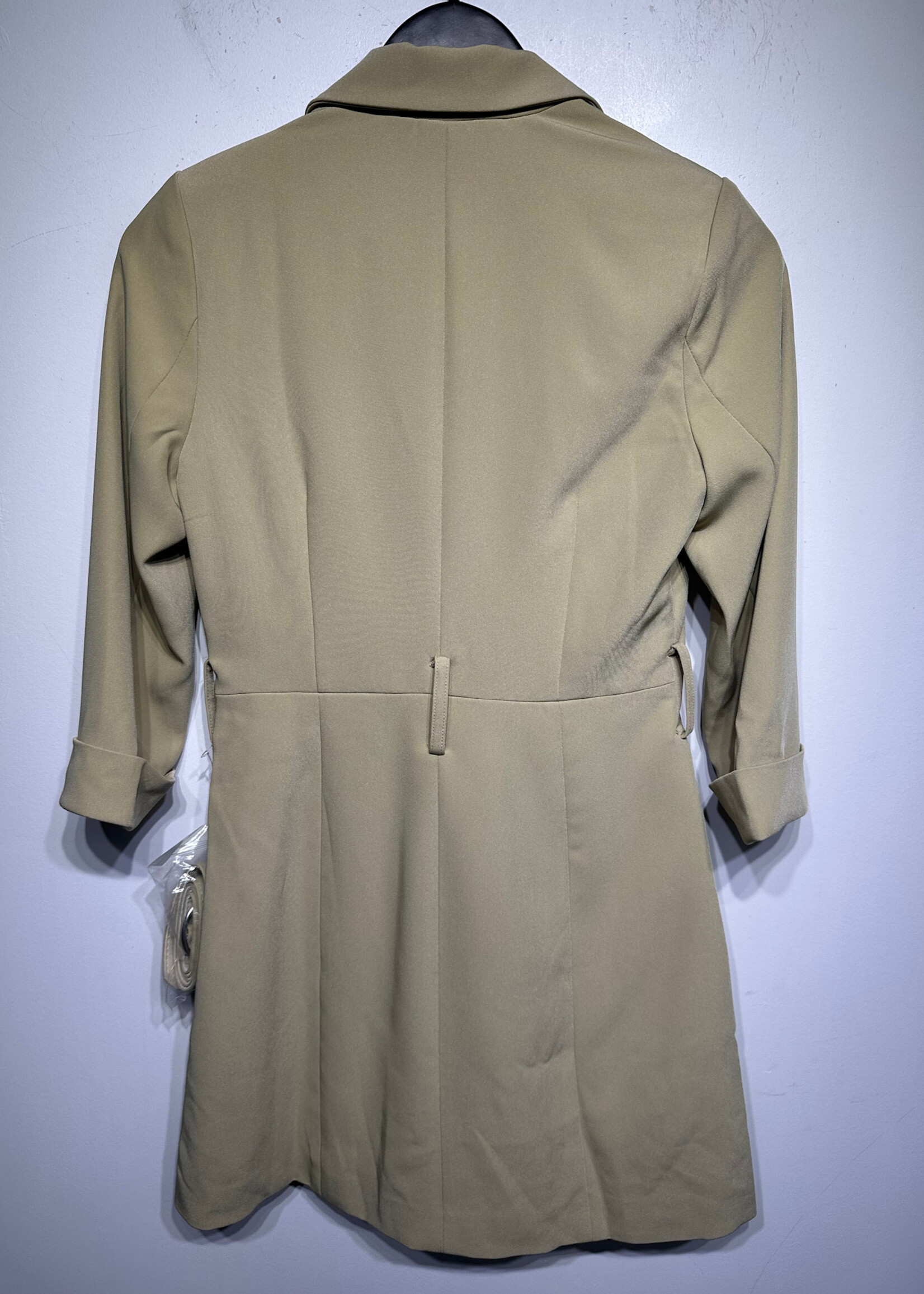 NWT 4th & Reckless Beige Belted Trench Fem XS