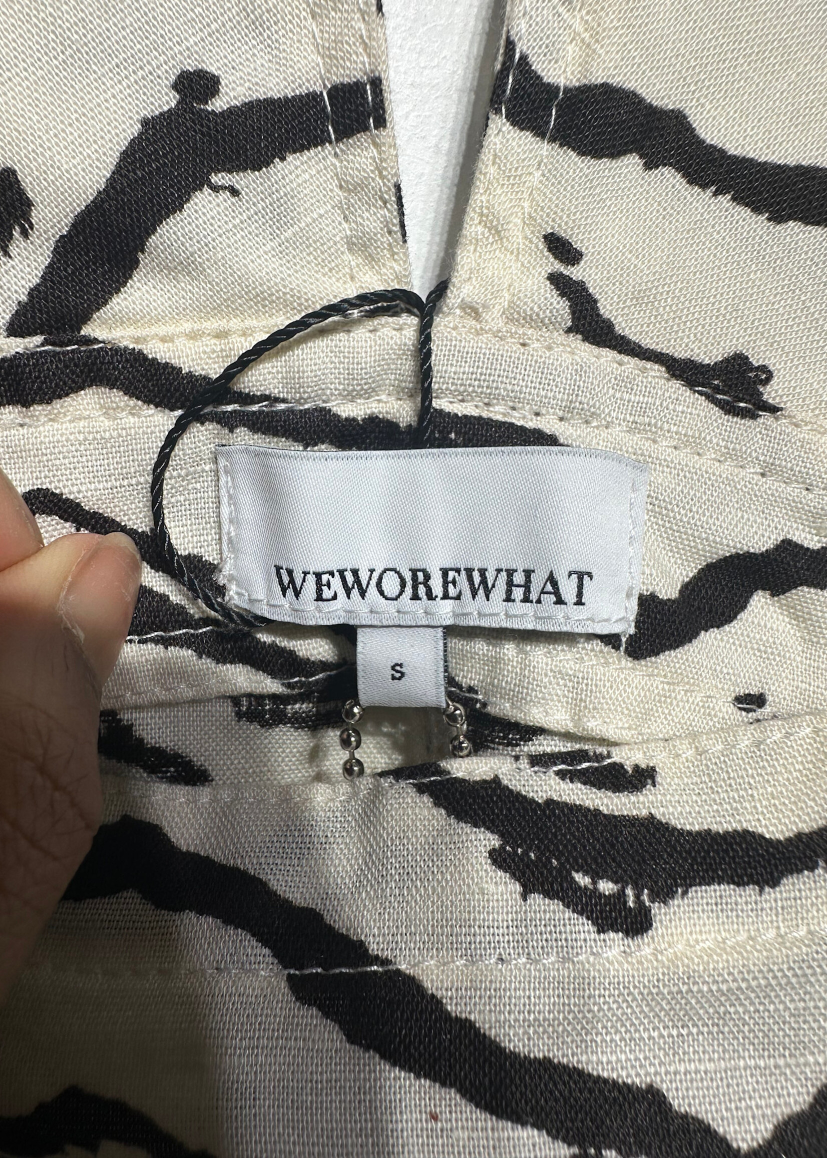NWT WEWOREWHAT TIGER OVERALLS S