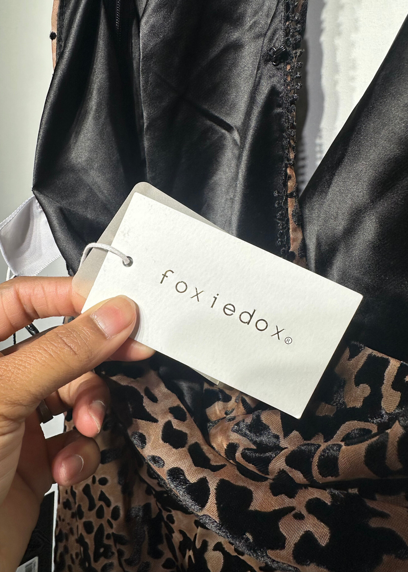 NWT Foxie Dox Cheetah Print Dress S