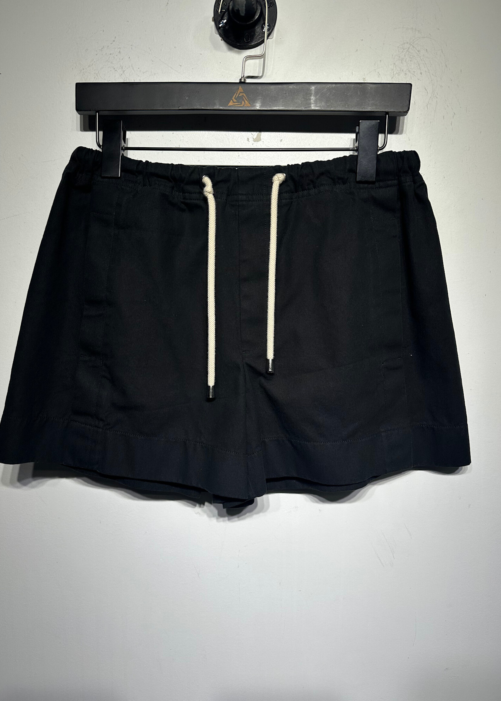 Helmut Lang Black Drawstring Shorts 27-29