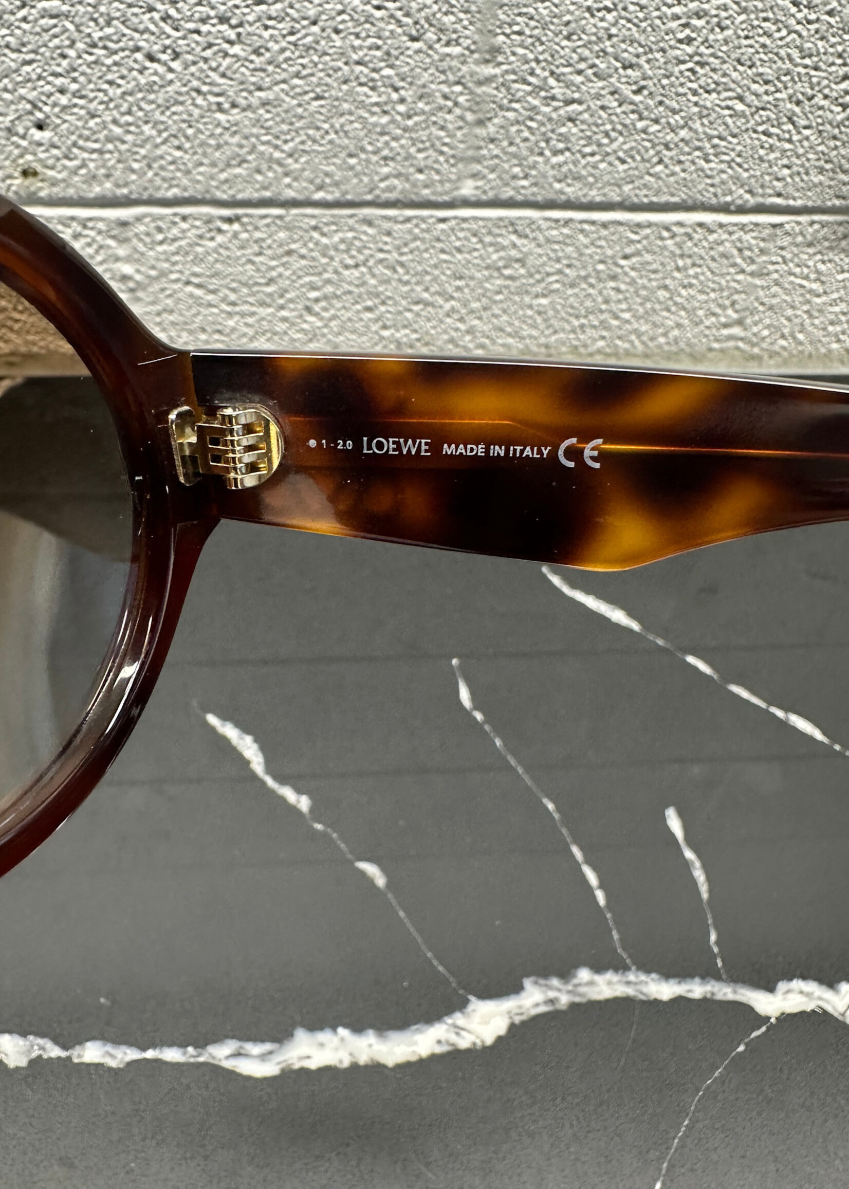 LOEWE ROUND GRADIENT SUNGLASSES OS