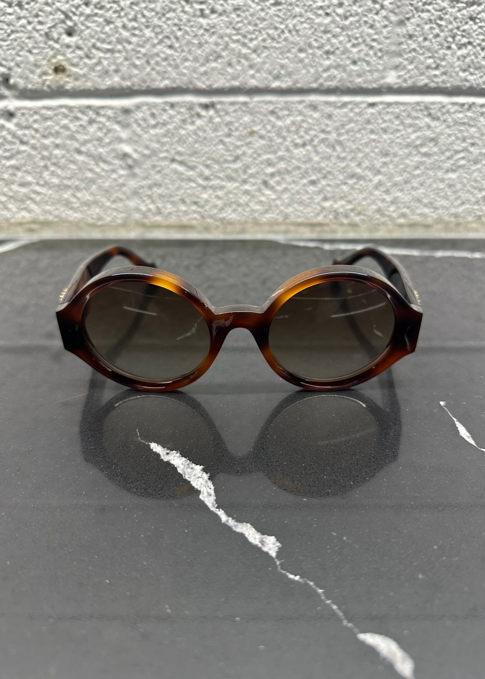 LOEWE ROUND GRADIENT SUNGLASSES OS