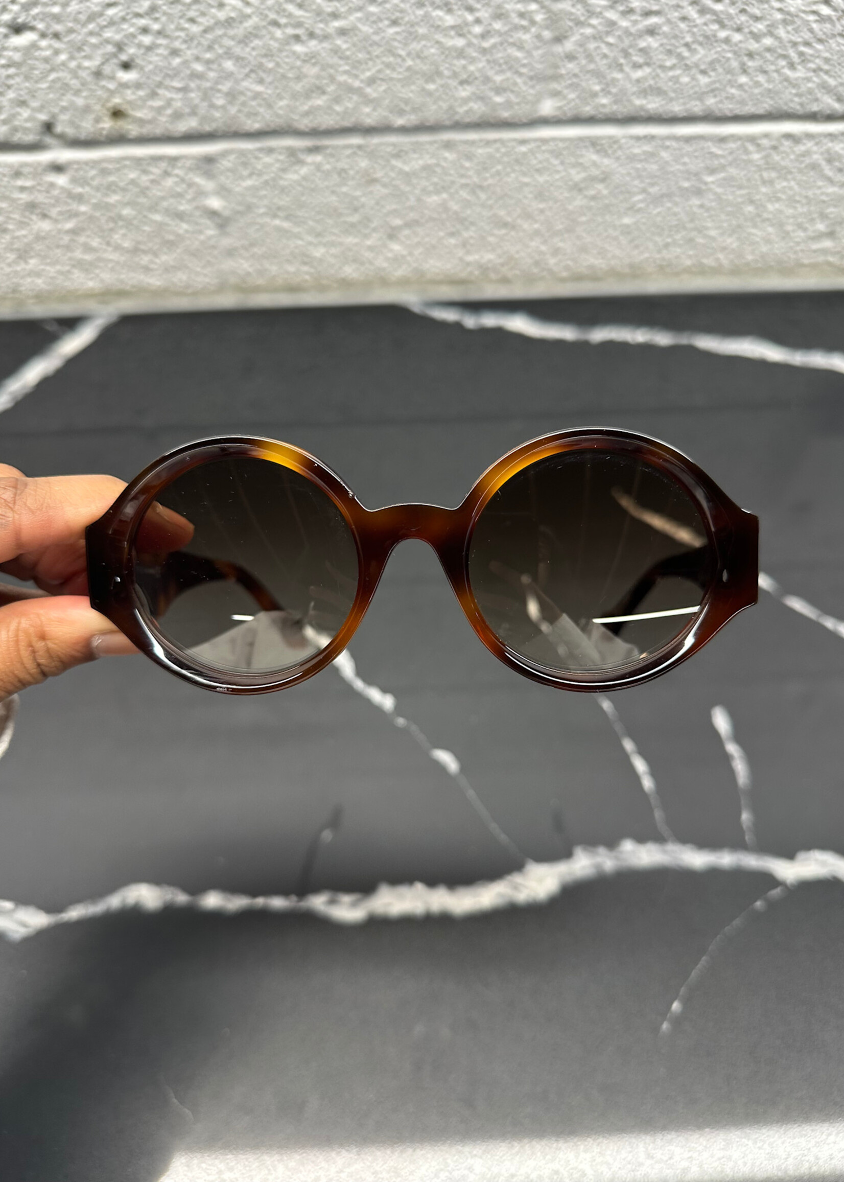 LOEWE ROUND GRADIENT SUNGLASSES OS