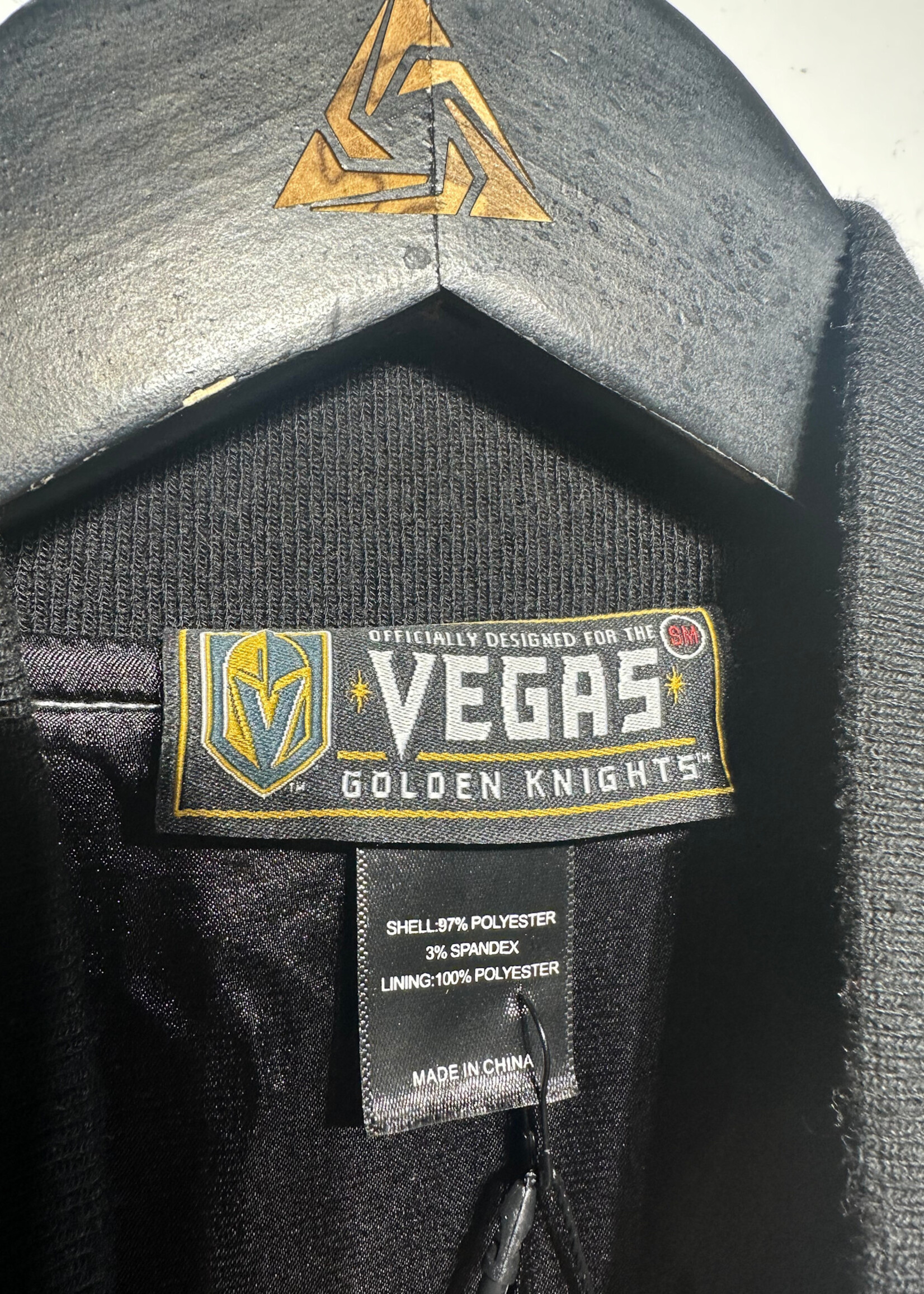 Golden Knights Silver Bomber Jacket Fem S/M