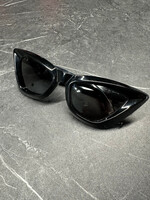 Bottega Black Cat Eye Glasses