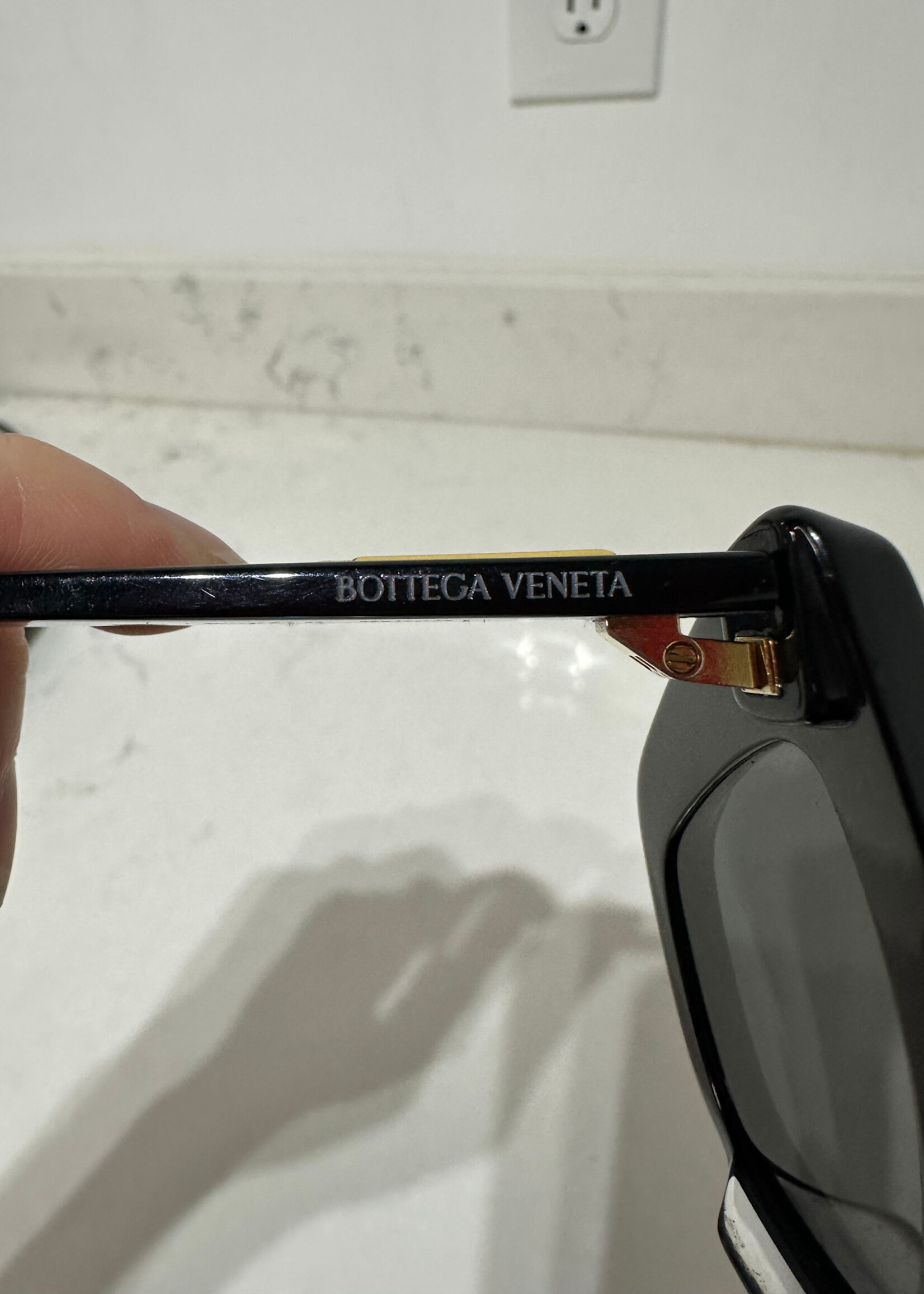 Bottega Black Cat Eye Glasses