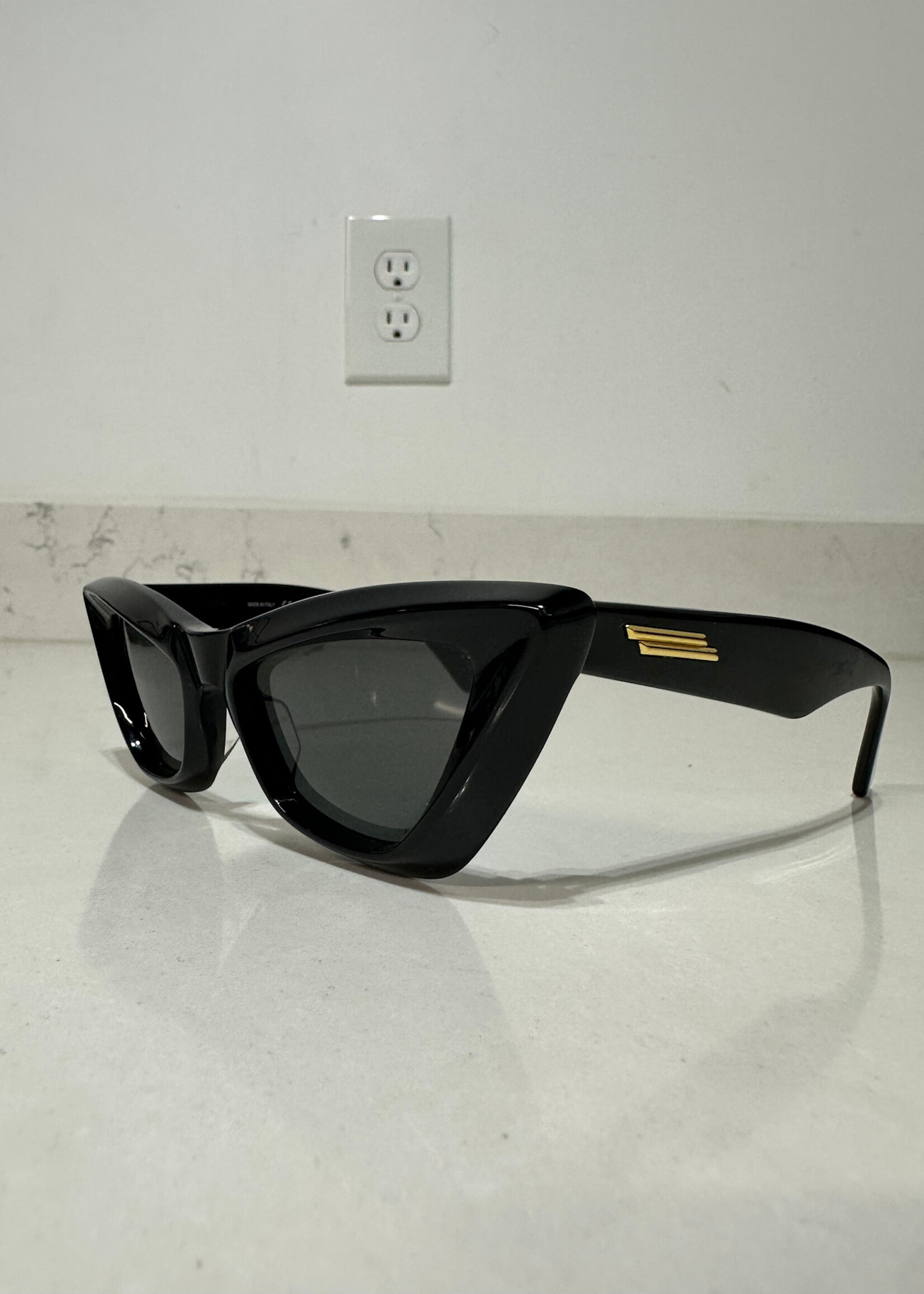 Bottega Black Cat Eye Glasses